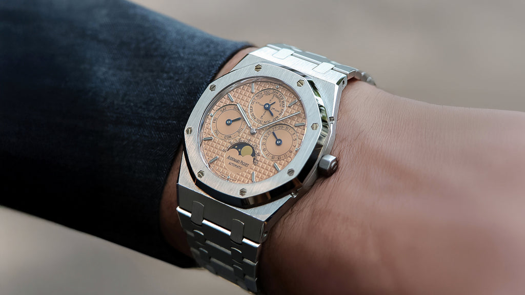 Salmon Dial 25820PT Audemars Piguet Royal Oak Perpetual Calendar