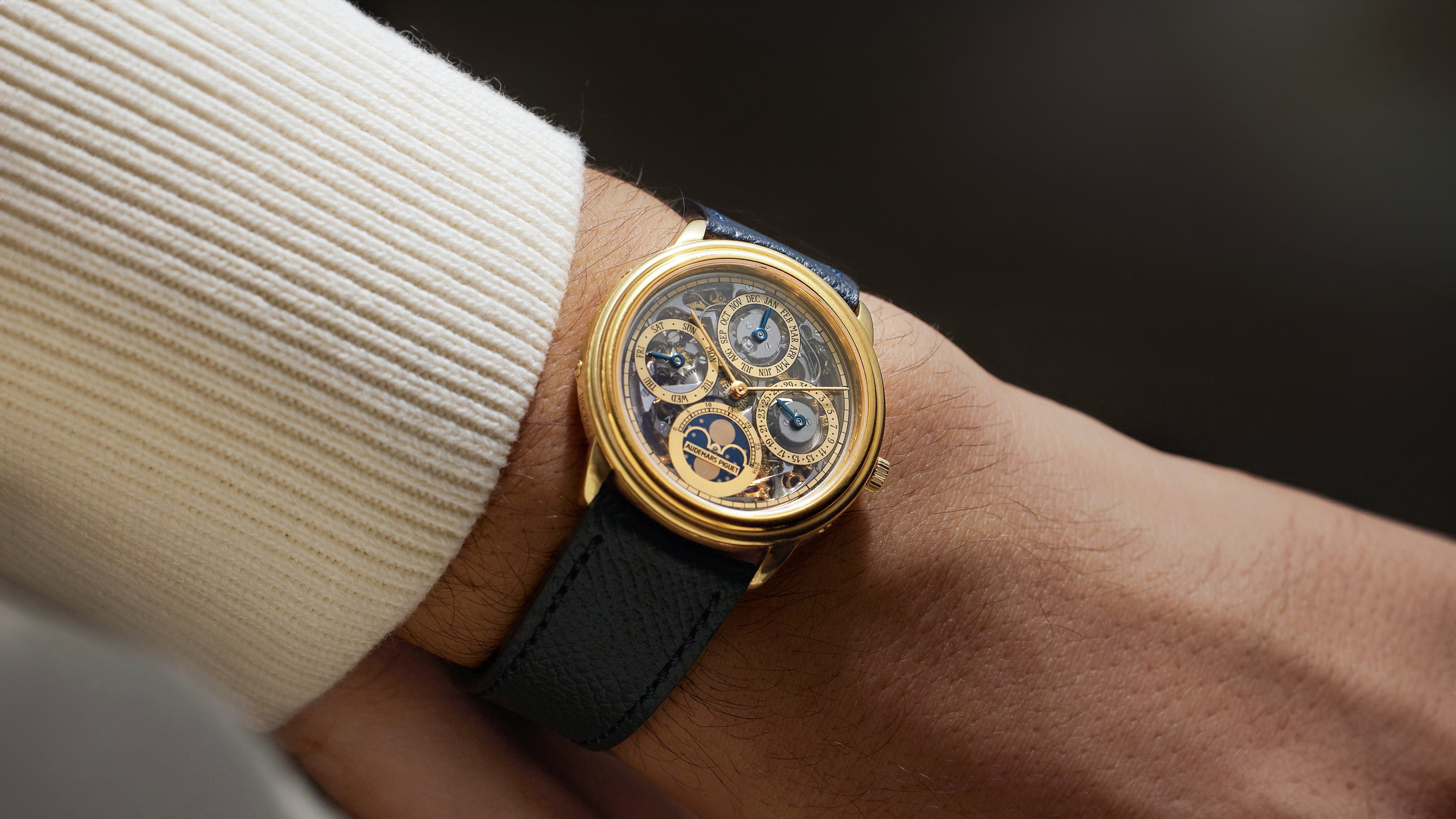Audemars Piguet掛時計 25668BA Audemars Piguet Perpetual Calendar Skeleton – Hairspring
