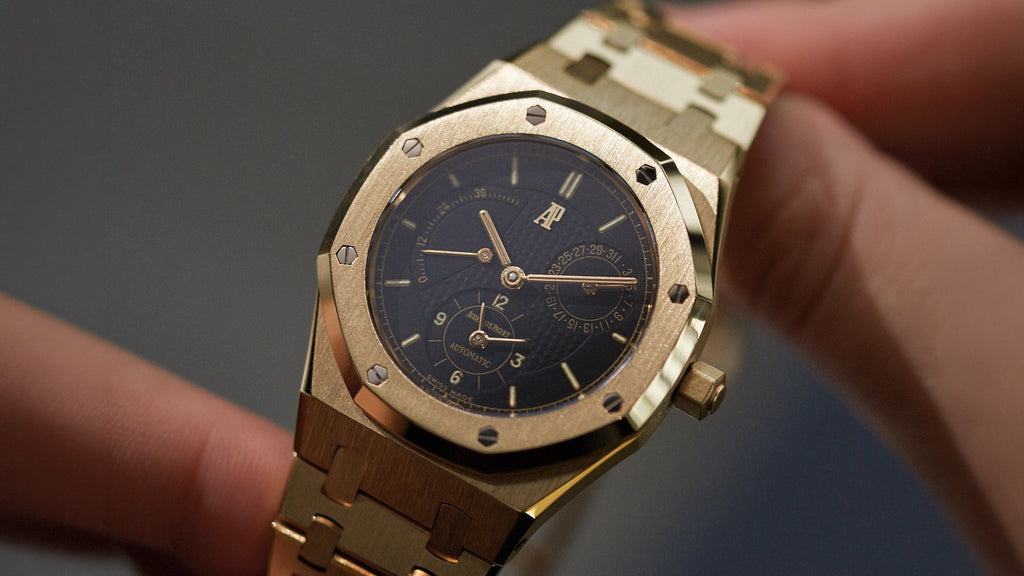Black Dial Audemars Piguet Royal Oak Dual Time 25730BA
