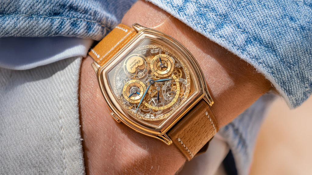 36/2249/6 Chopard LUC Luna D'Oro Retrograde Perpetual Calendar Skeleton