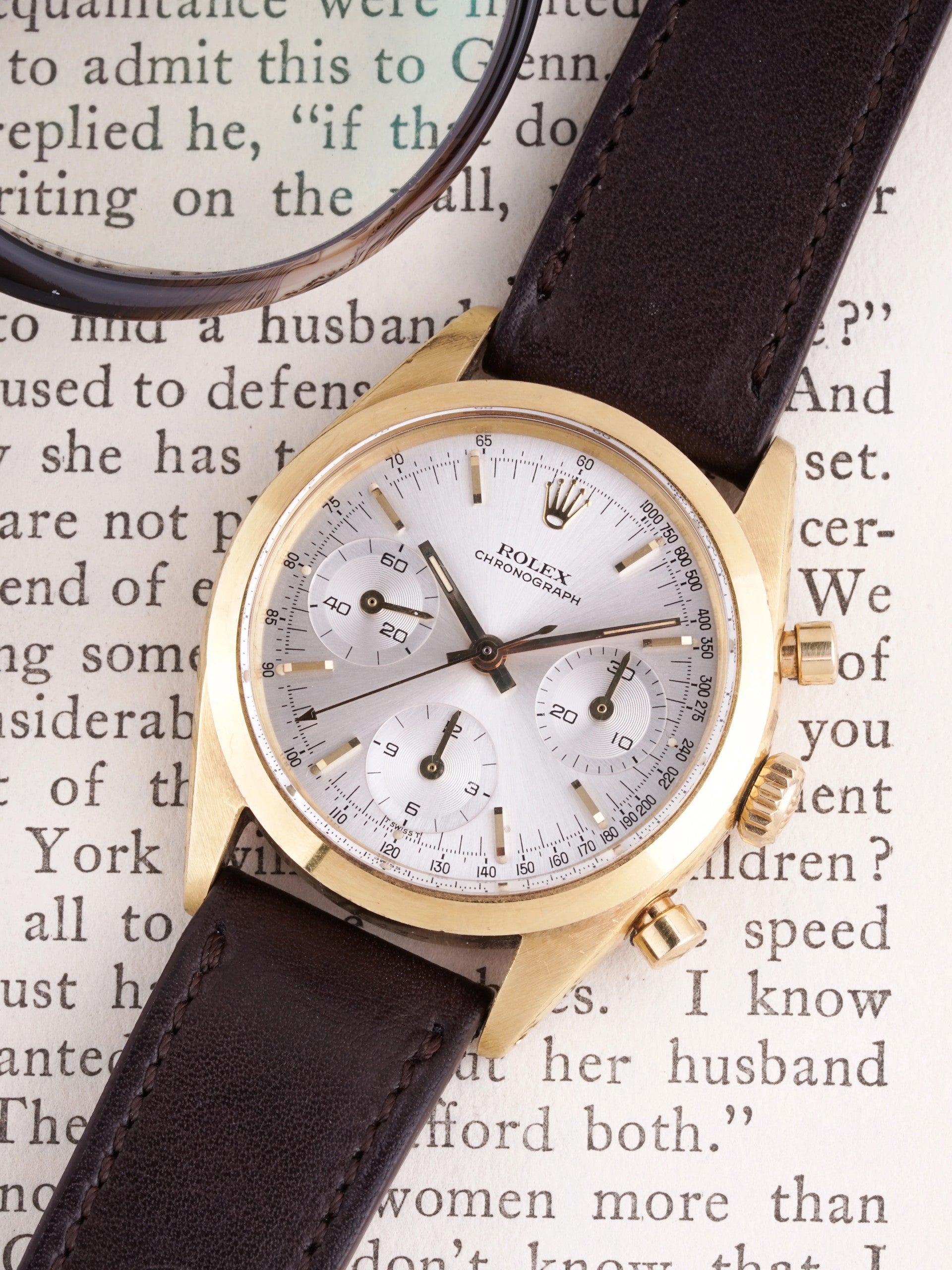 Pre-Daytona Rolex 6238 in Yellow Gold – Hairspring