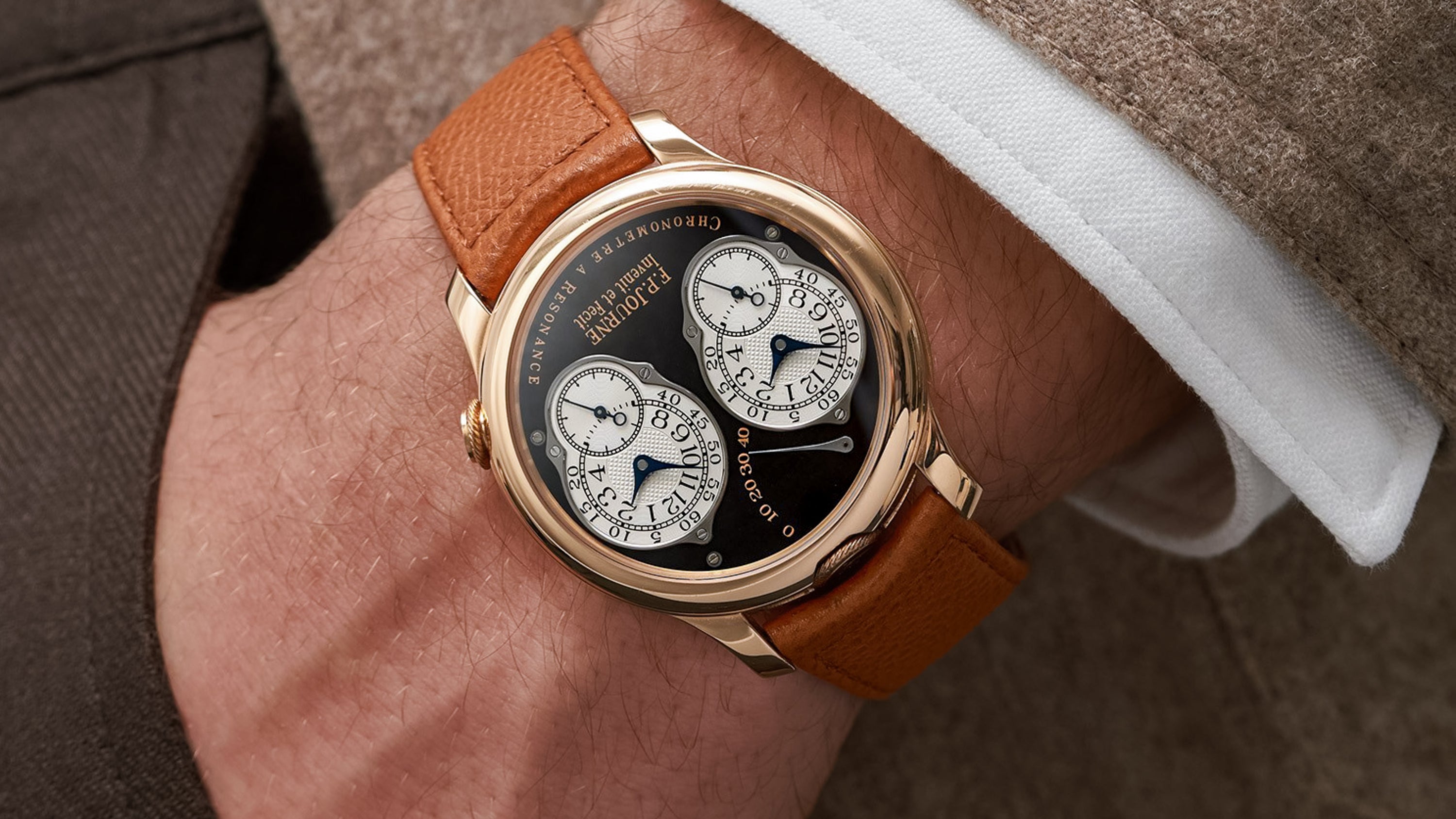 Black Mother of Pearl Dial FP Journe RN Resonance