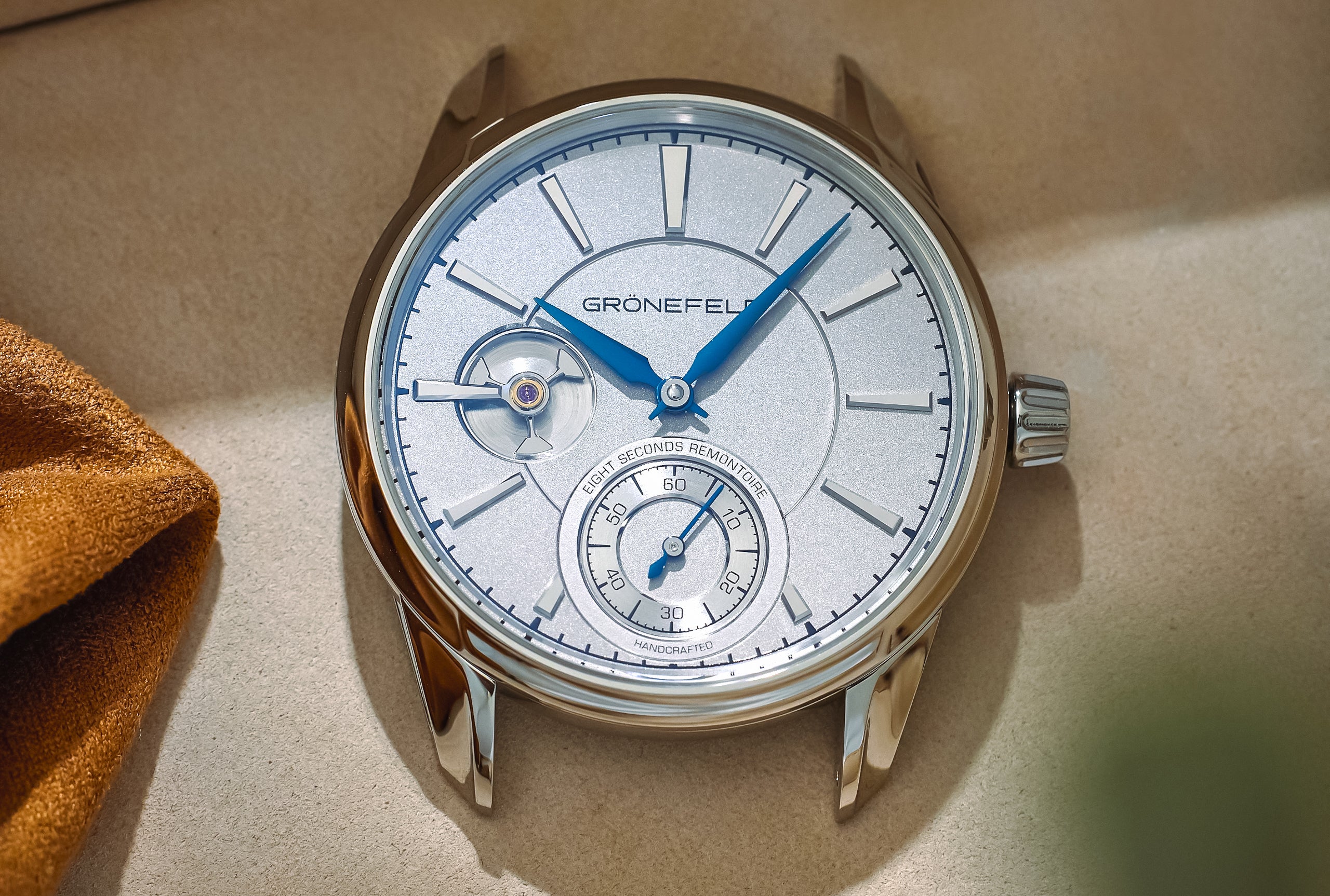 Grönefeld 1941 Eight Second Remontoire in Steel – Hairspring