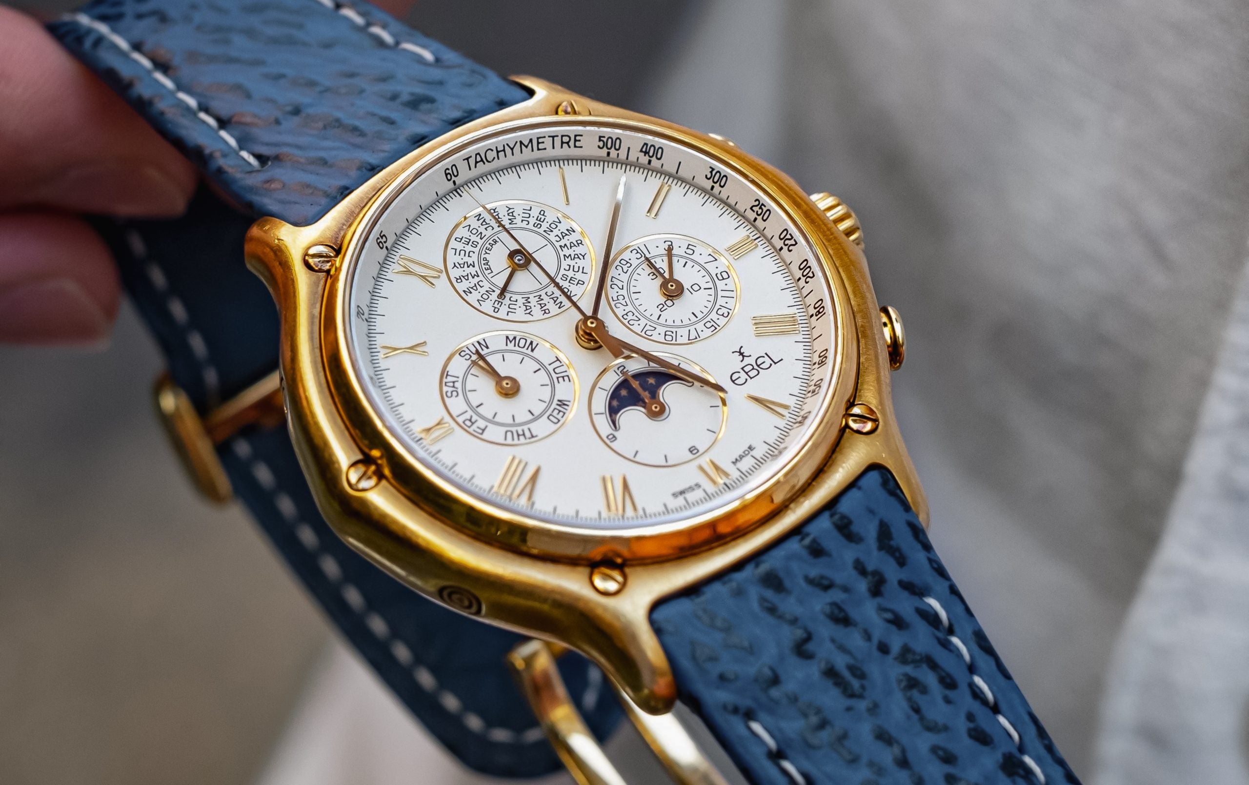 8136901 Ebel 'El Primero' Perpetual Calendar Chronograph – Hairspring