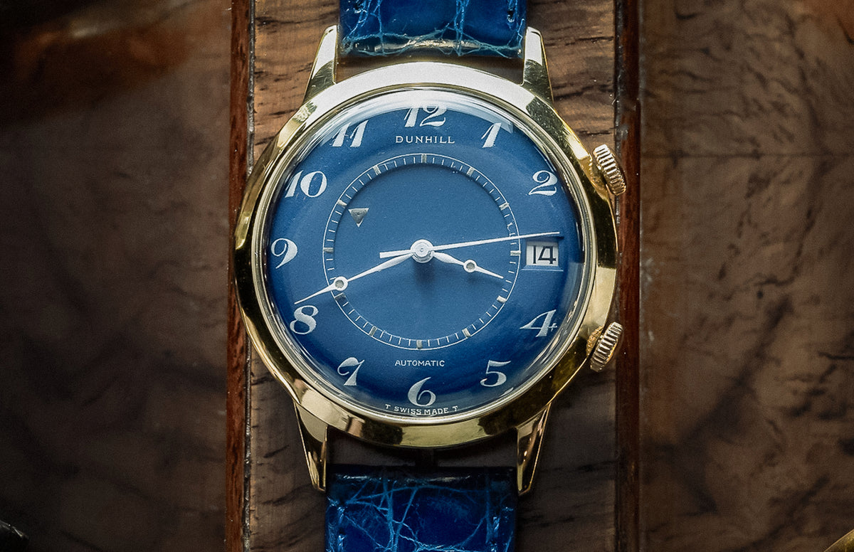 Dunhill-Jaeger-Lecoultre-Memovox-18K-Yellow-Gold