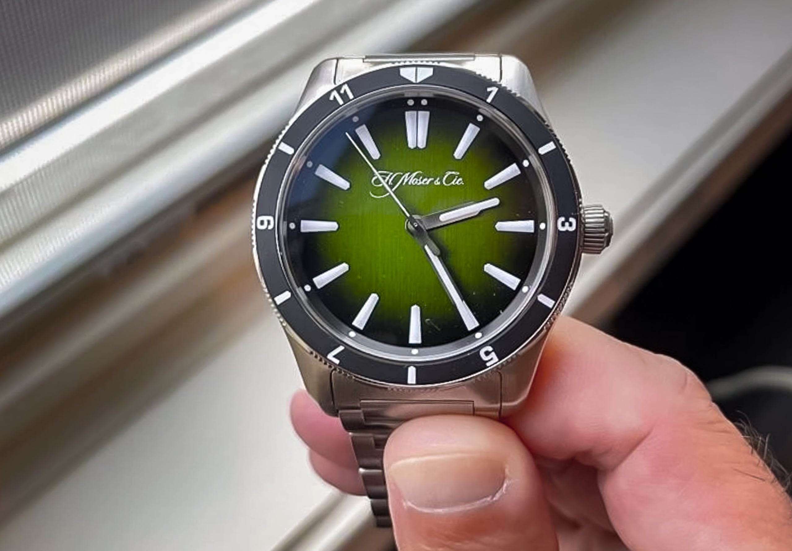 オリゼー 1 of 50 H. Moser & Cie Pioneer C.02 for Collective LE – Hairspring