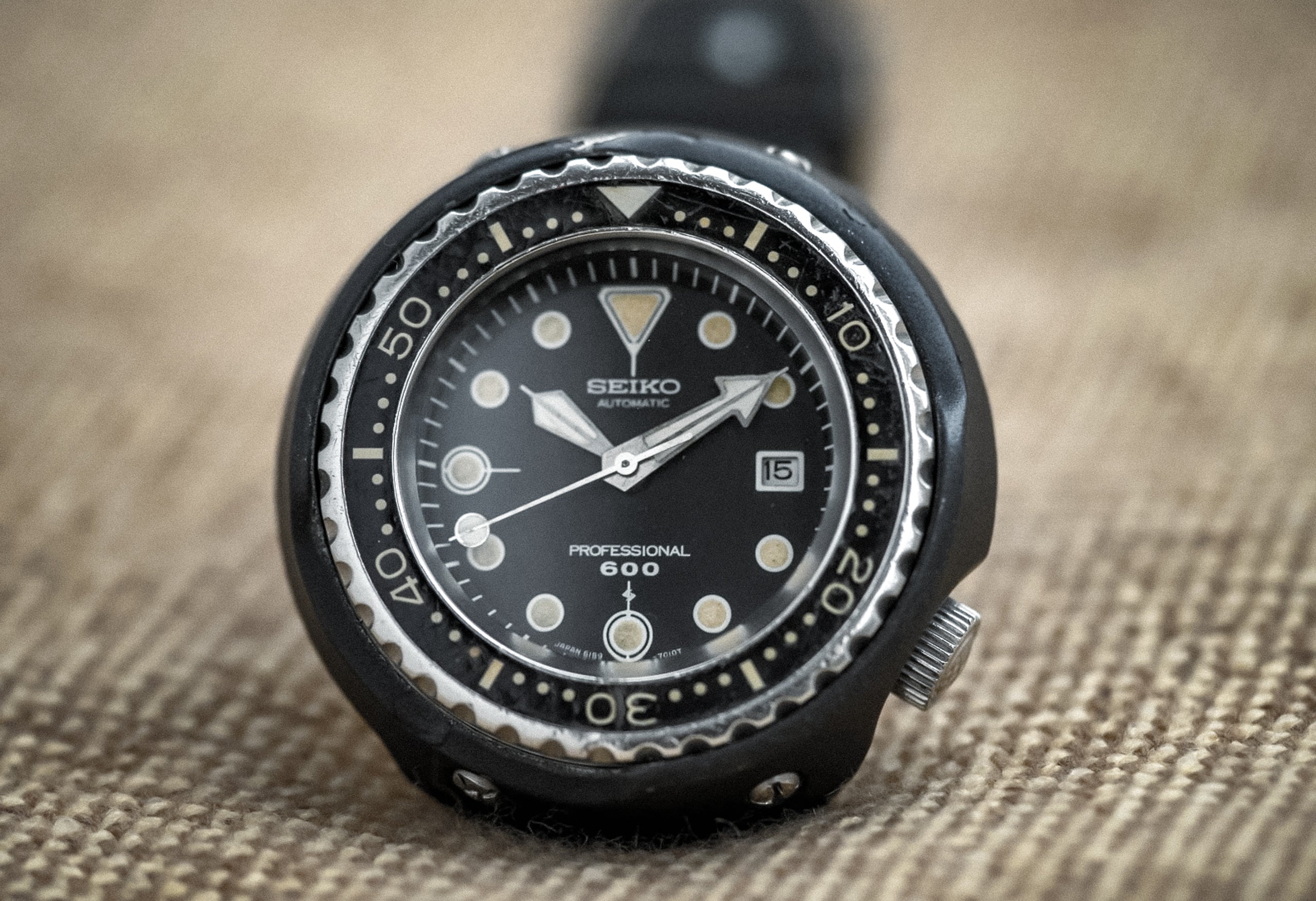 Early Execution Seiko 6159-7010 Titanium 'Grandfather Tuna