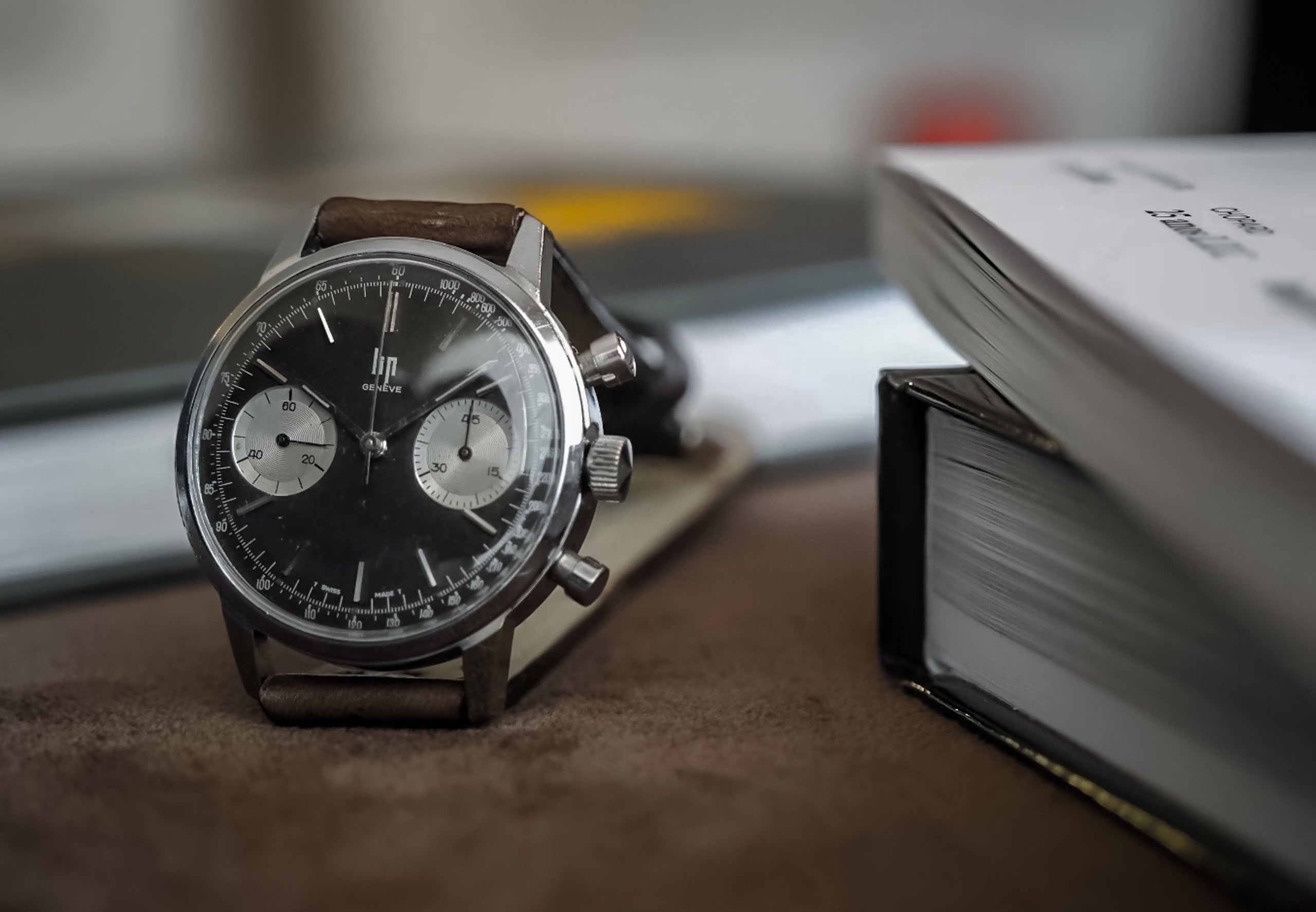 Lip Genève Reverse Panda 'Carrera' Chronograph – Hairspring