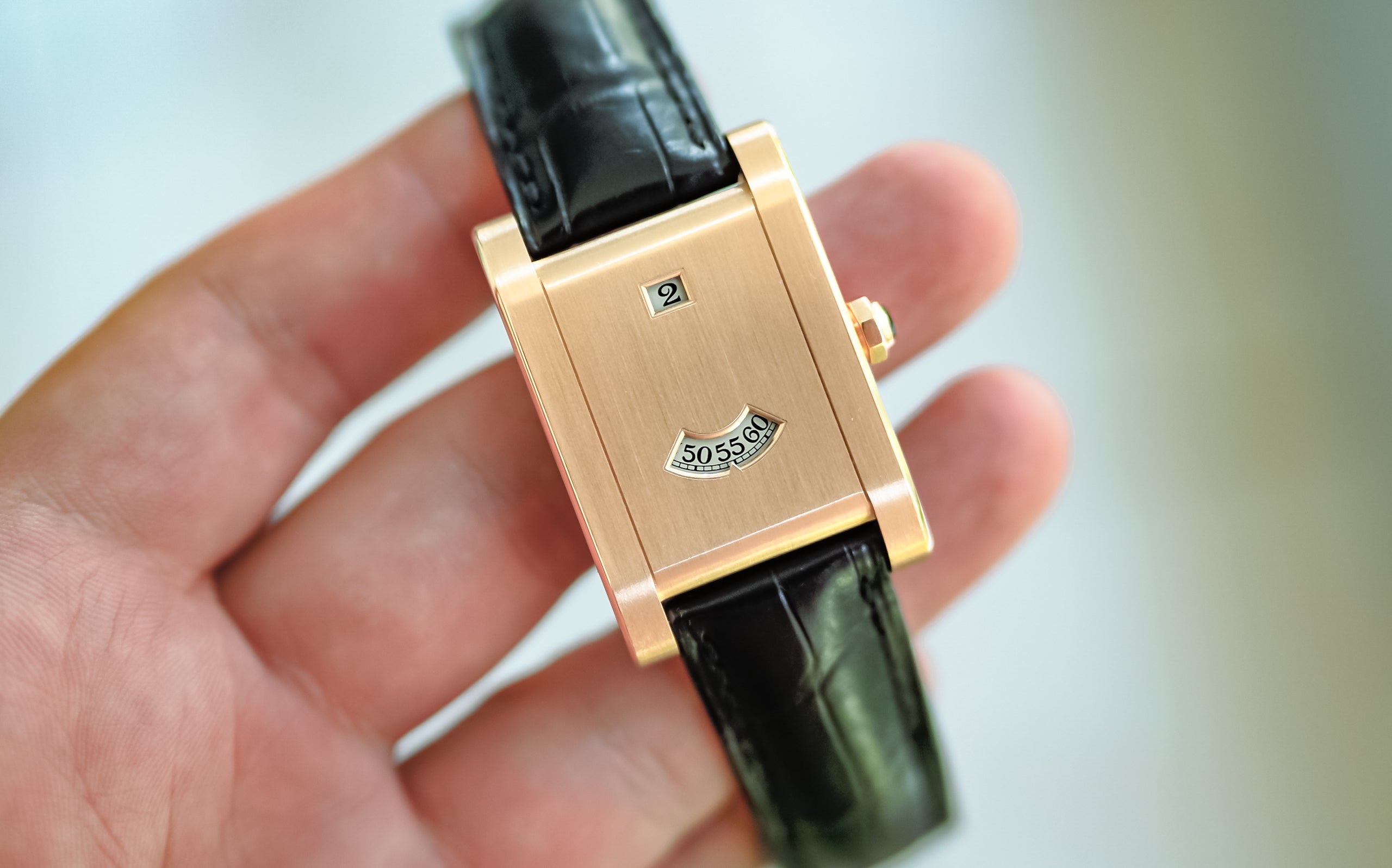 Cartier CPCP Tank À Guichets in Rose Gold – Hairspring