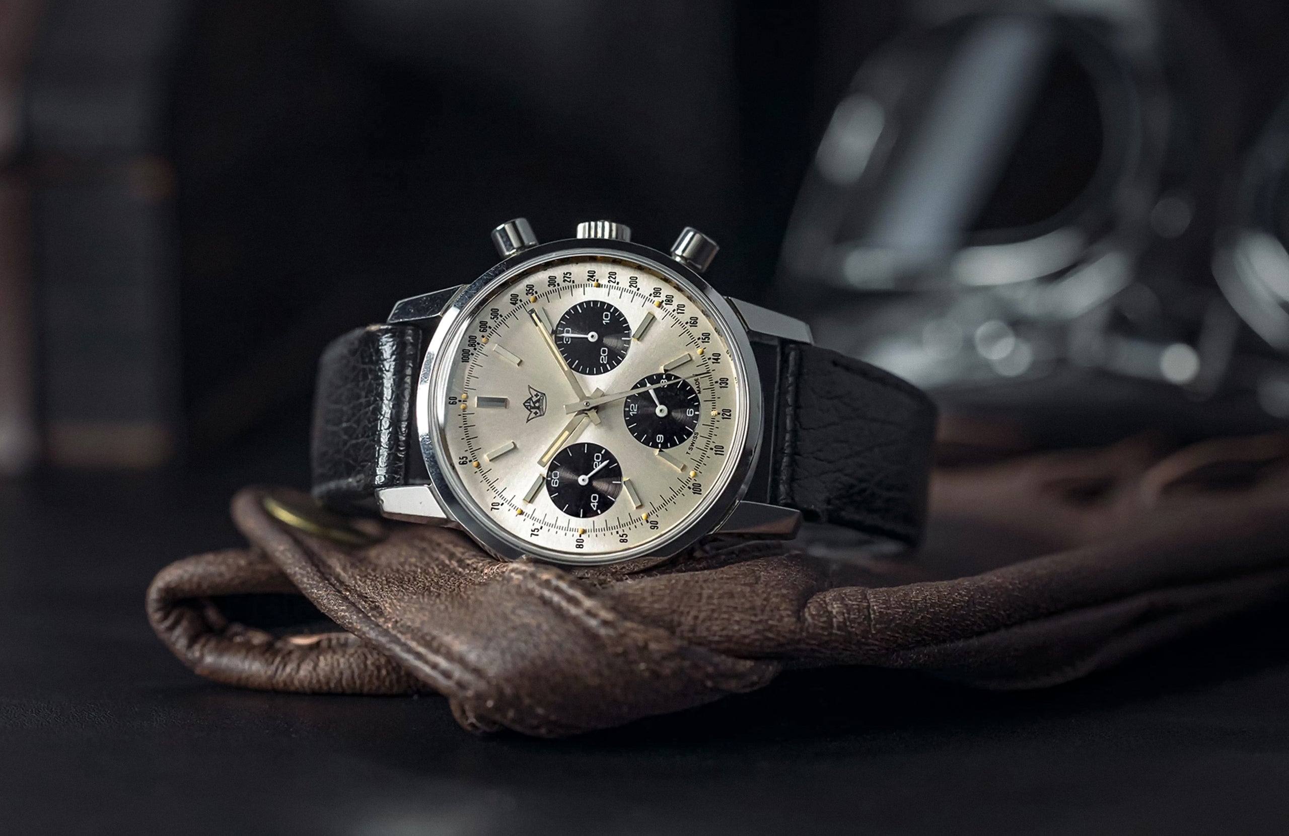 Tillhör Televerket Breitling 815 'Long Playing' Chronograph