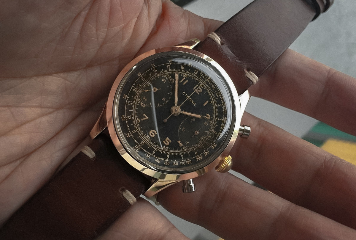 Gilt-Eterna-Two-Tone-Spillman-Chronograph