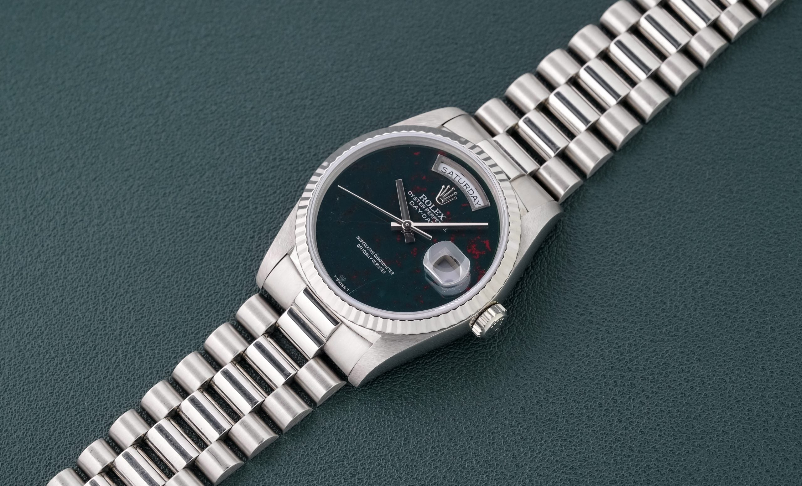 Rolex-Day-Date-18039-Bloodstone-Dial