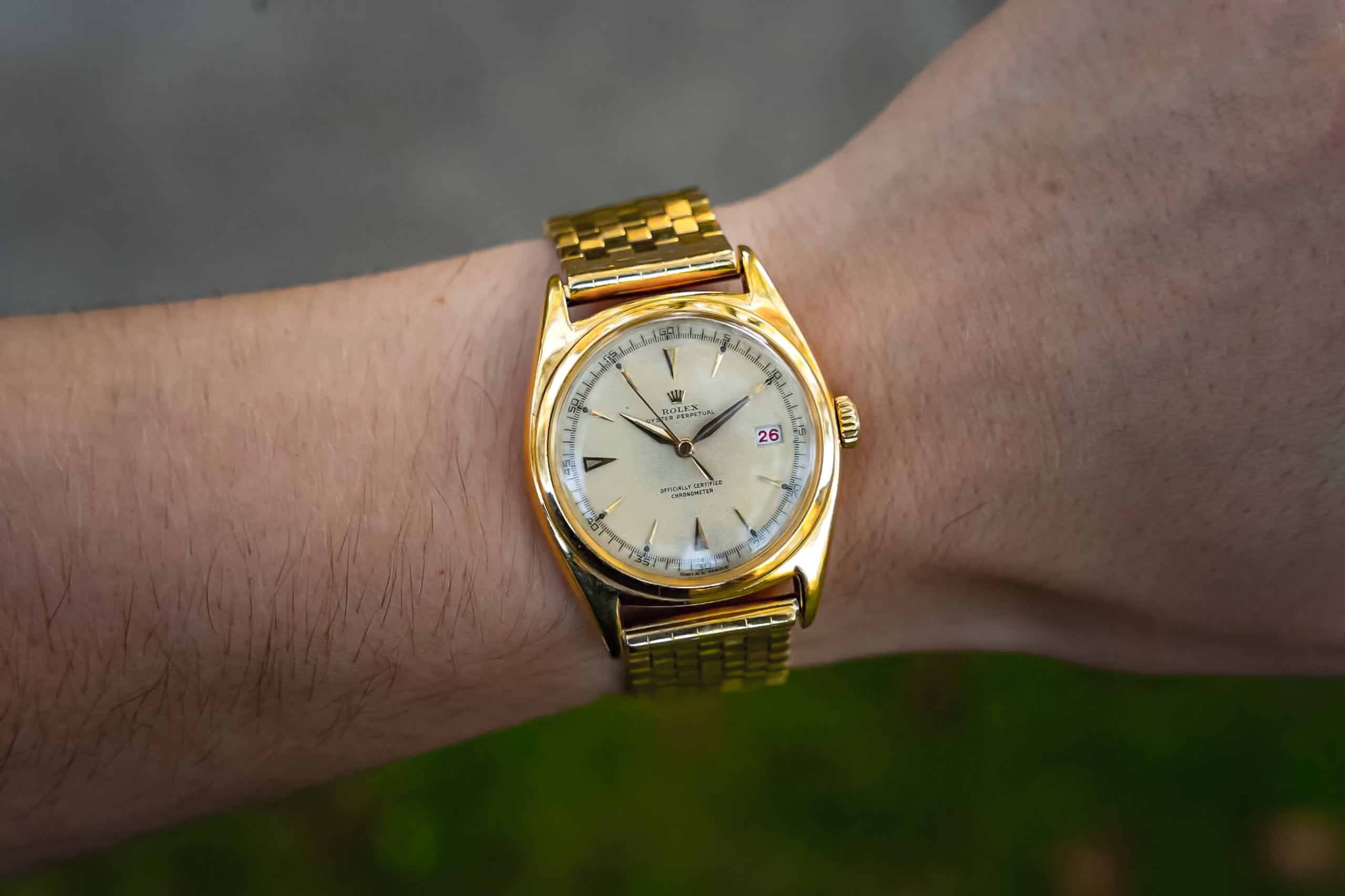 6030 Rolex Oyster Perpetual Bubbleback