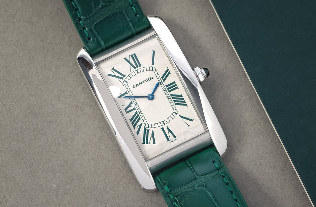 Green-Cartier-Tank-Americaine-Platinum-1734D-Limited-Edition