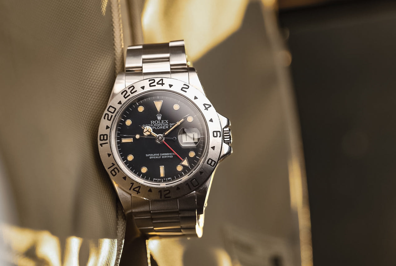 Value Prop: 16550 Rolex Explorer II Black Dial – Hairspring
