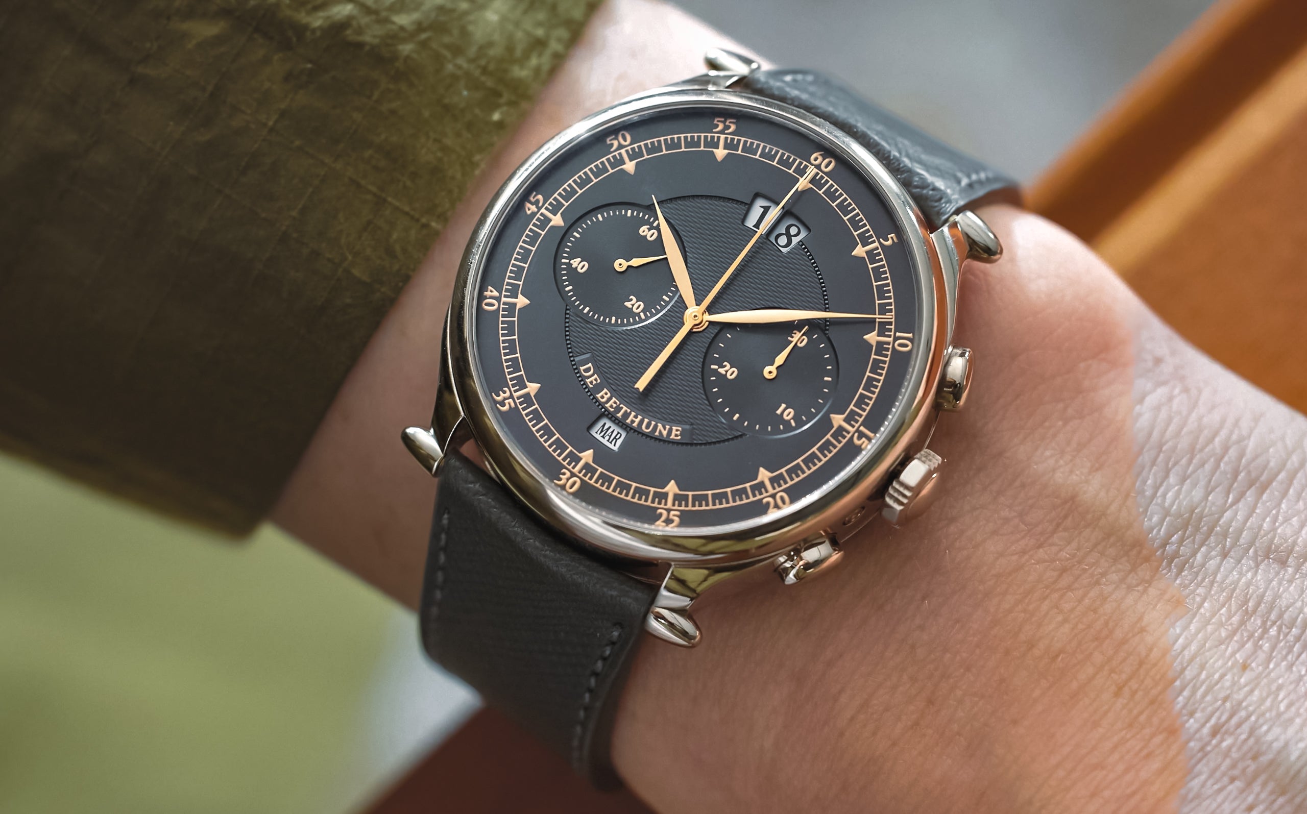 洋楽 D.B.H./DOUBLE BIZ DE H DB12T De Bethune in WG – Hairspring