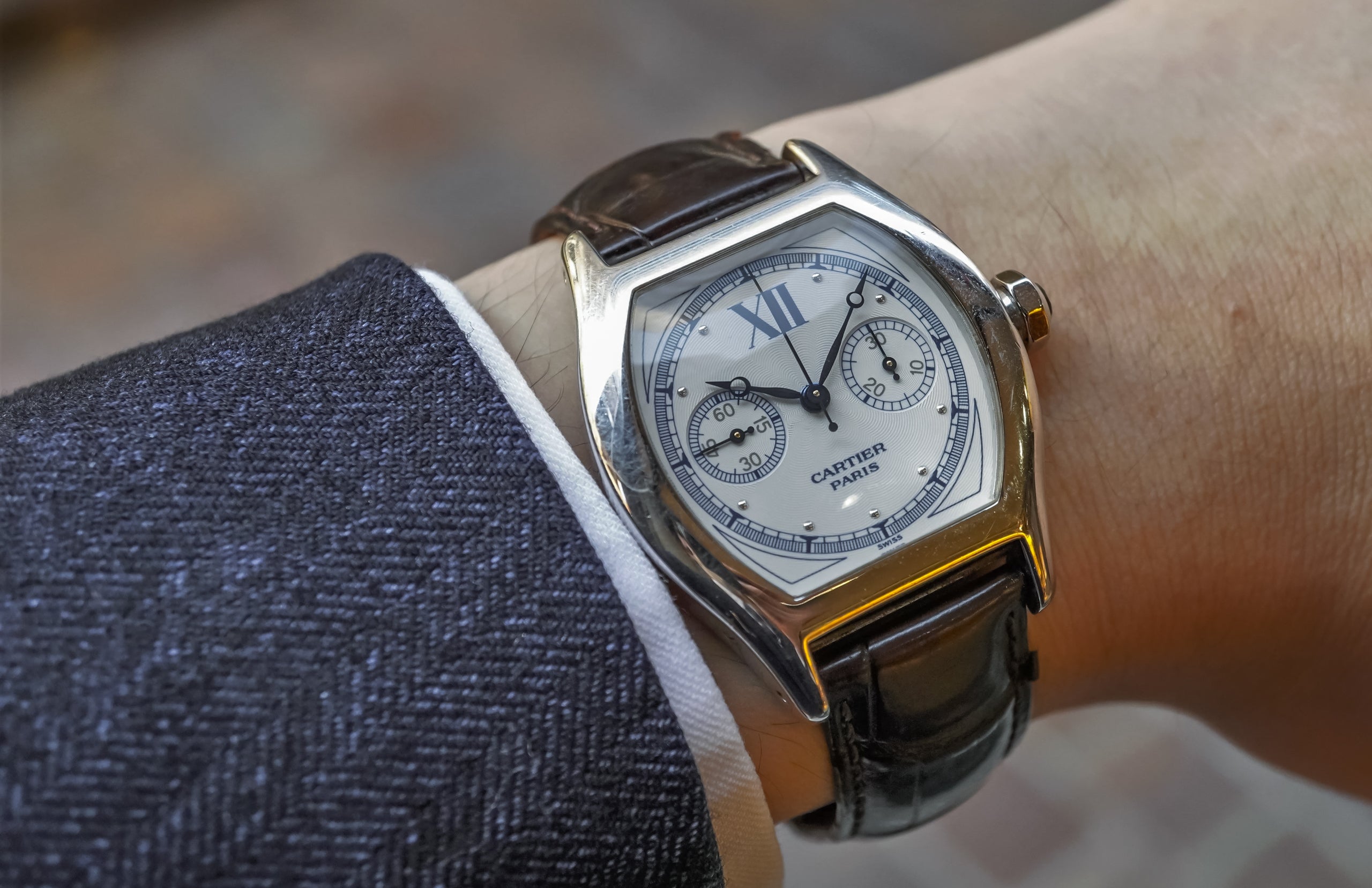 Cartier トランプ ジョーカー付き Cartier Tank Must De Cartier w/