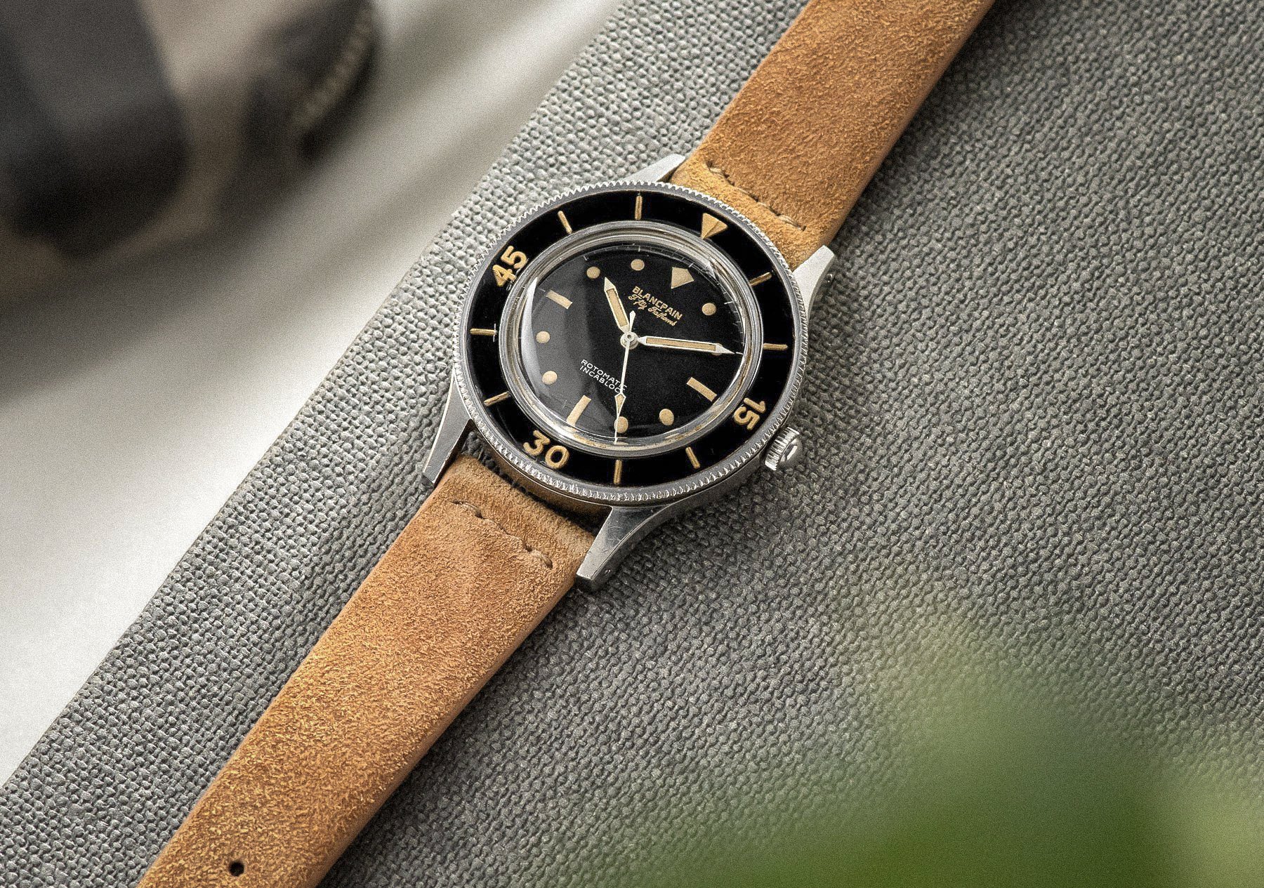 An Exceptional Bakelite 1953 Blancpain Fifty Fathoms