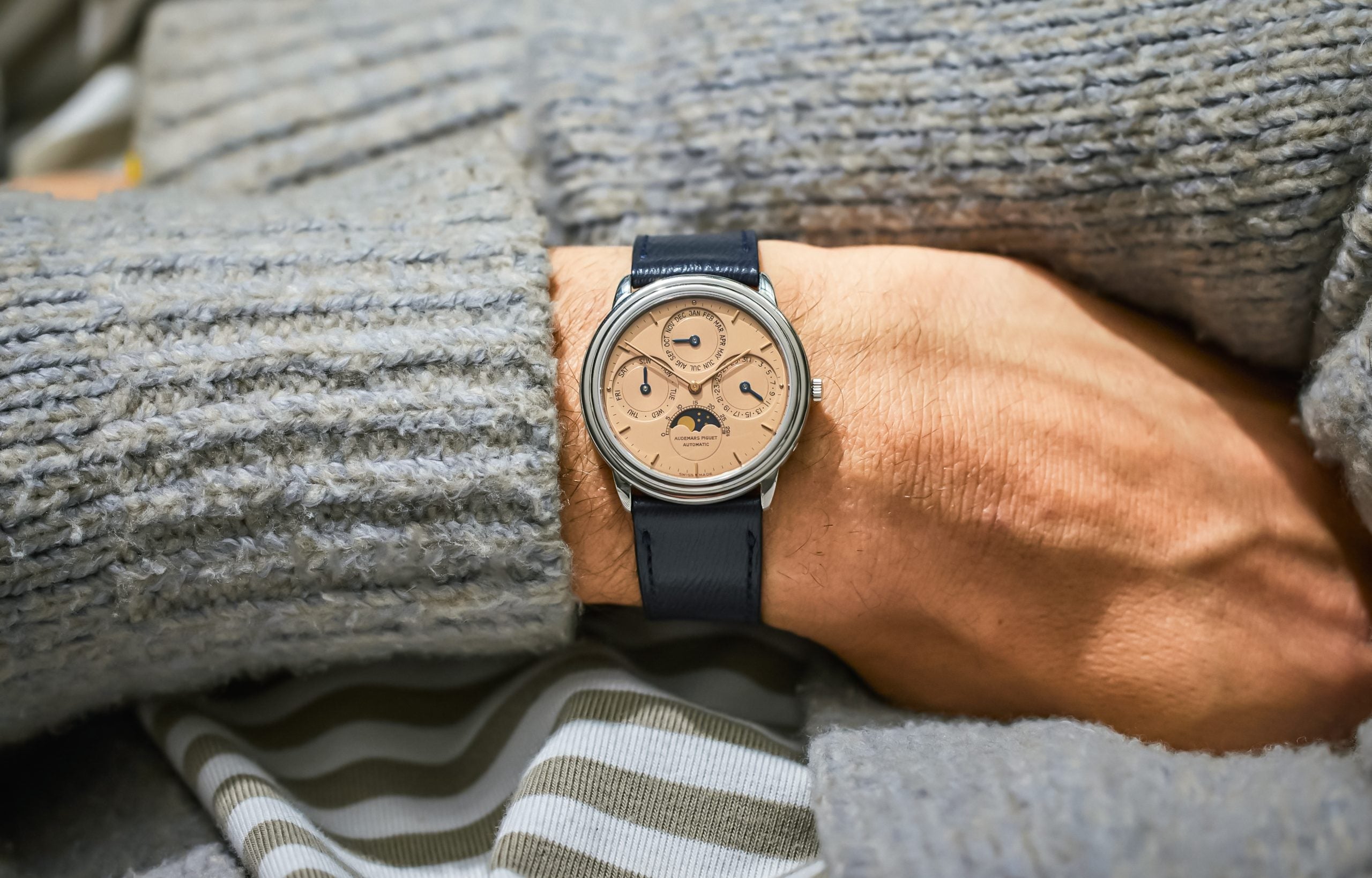 Salmon Dial 25661BC Audemars Piguet Quantième Perpétual – Hairspring