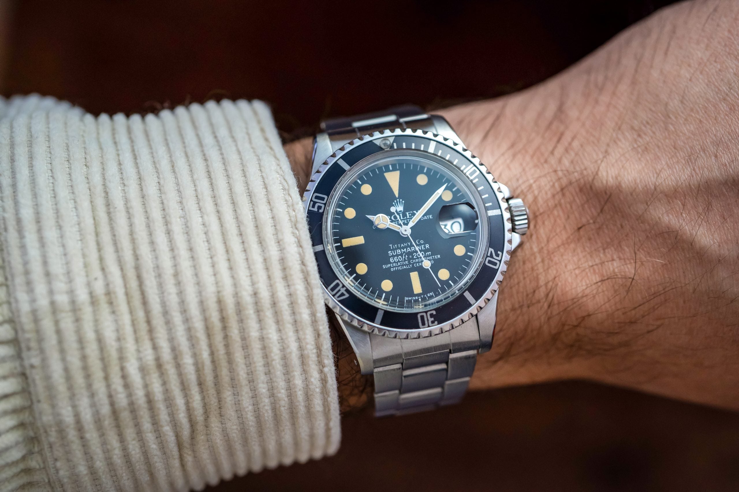 ジェラトーニ Tiffany 1680 Rolex Submariner – Hairspring