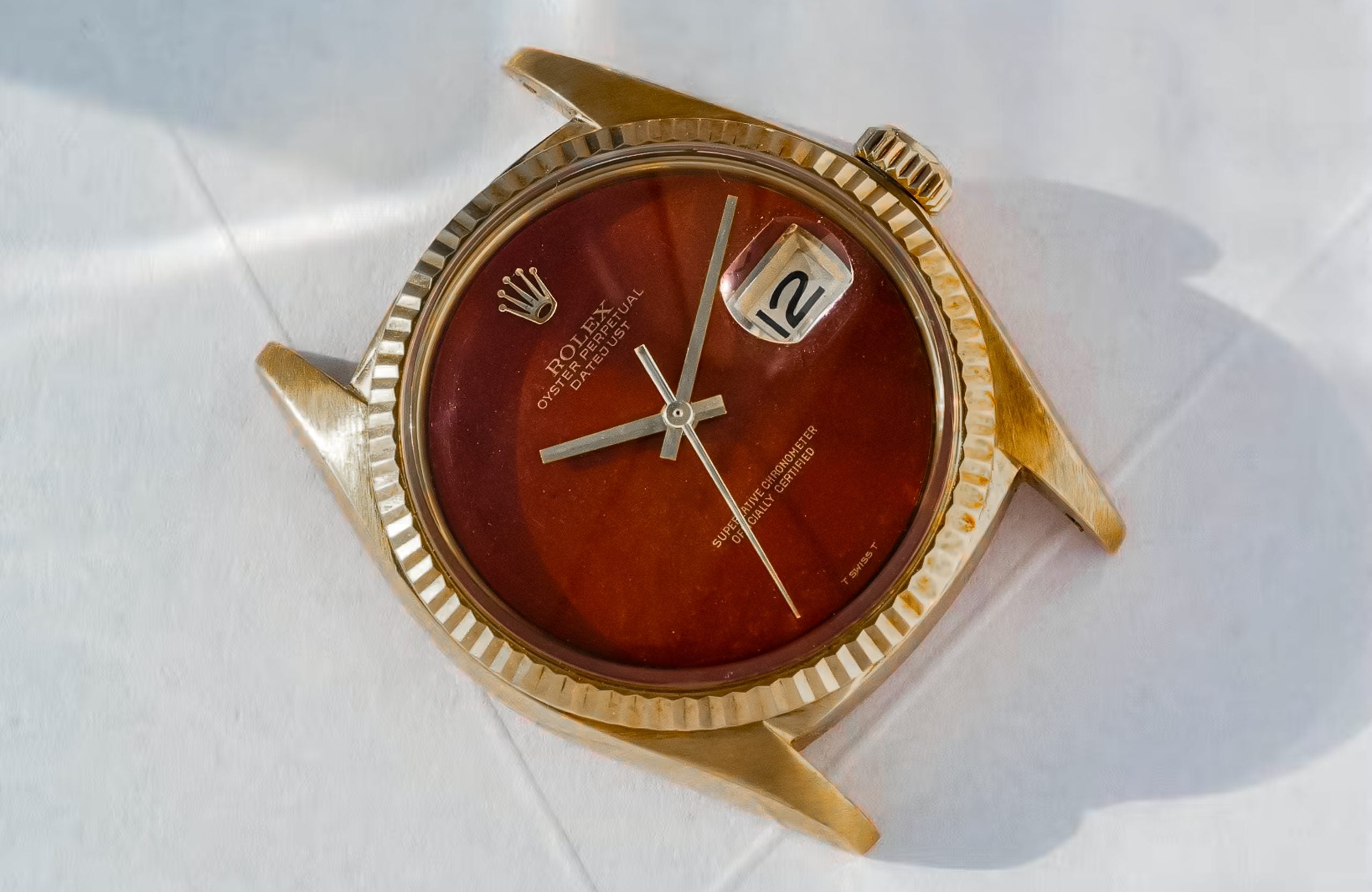Red Jasper Dial 1601/8 Rolex Datejust – Hairspring