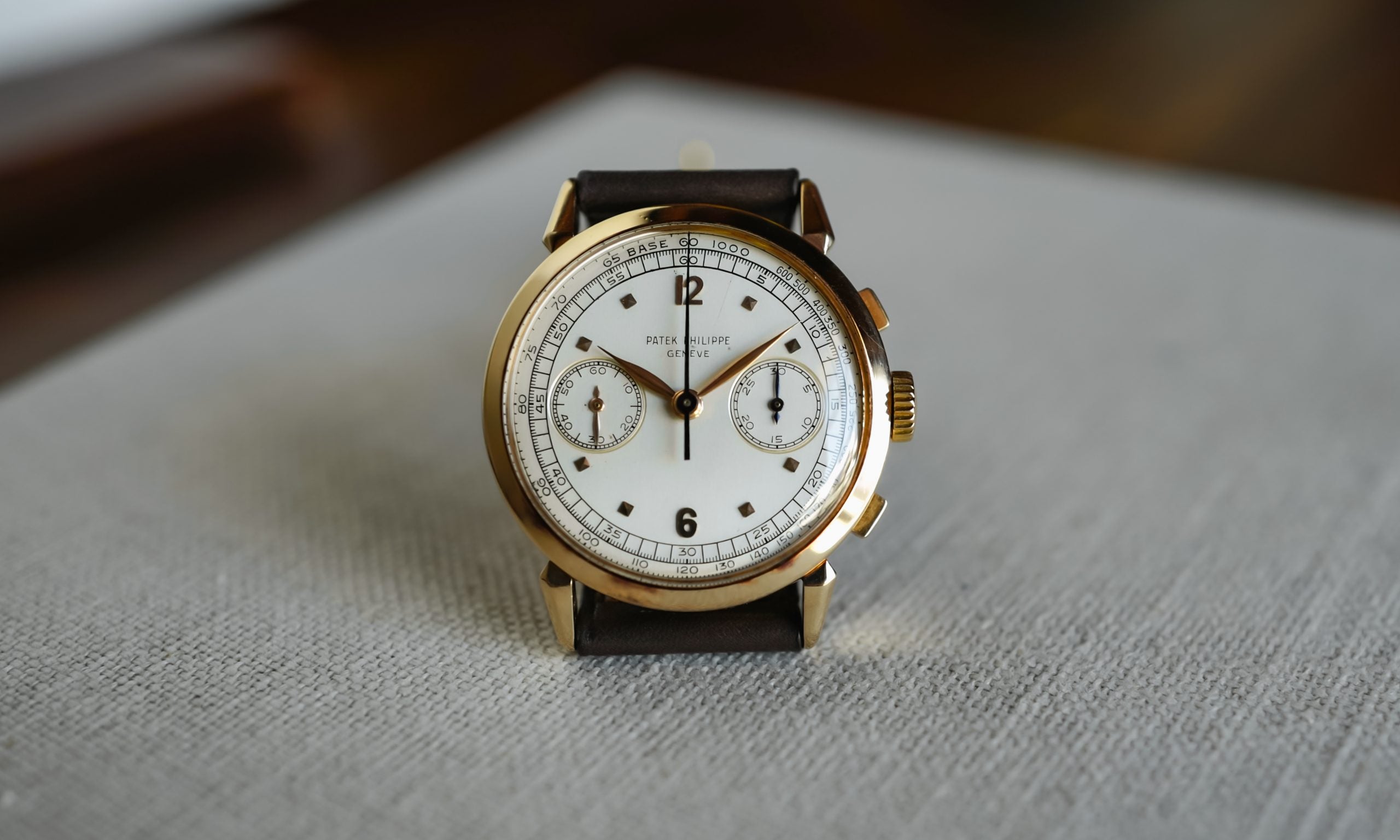 1579 'Spider Lug' Patek Philippe Chronograph in Pink Gold – Hairspring