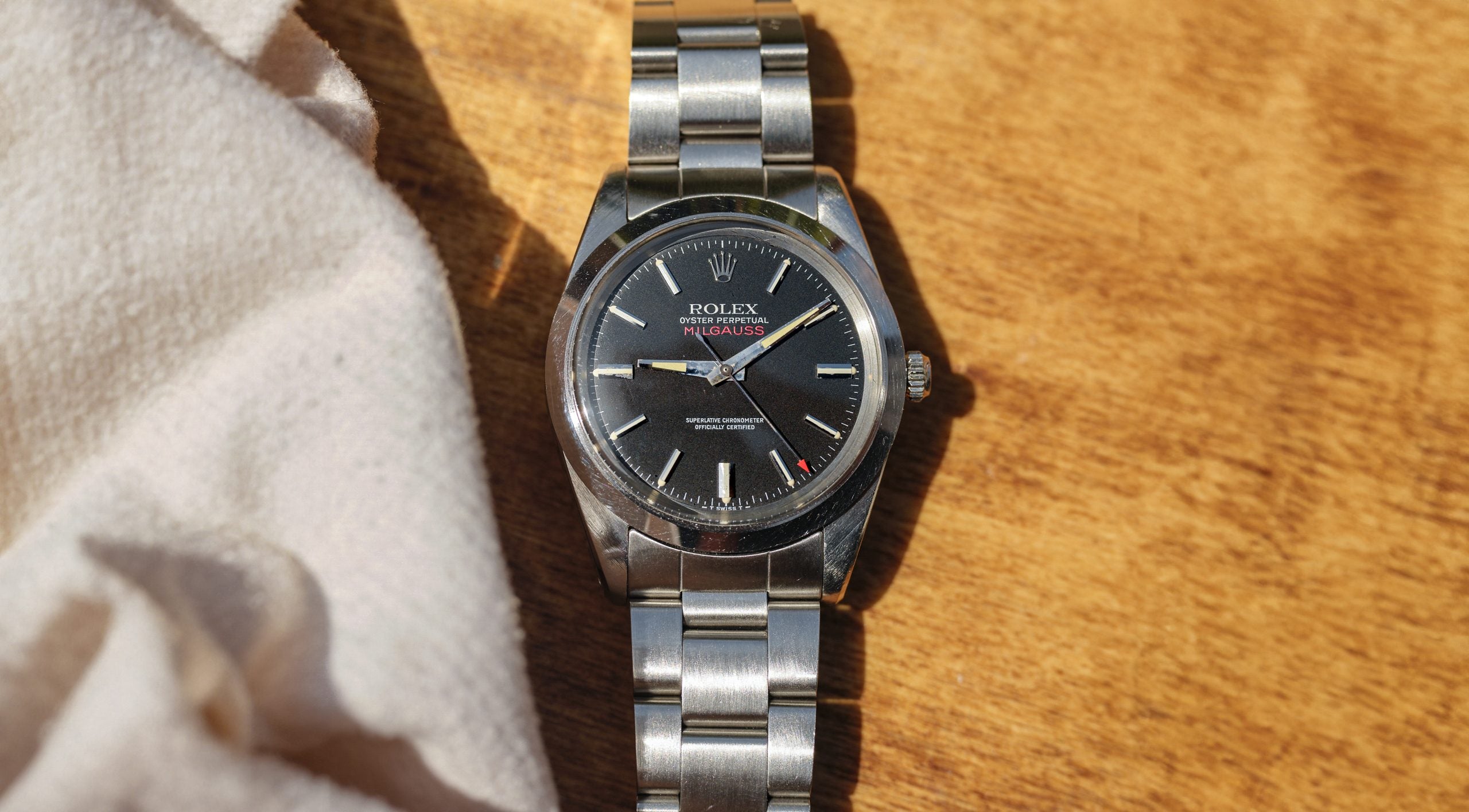 Black Dial 1019 Rolex Milgauss – Hairspring