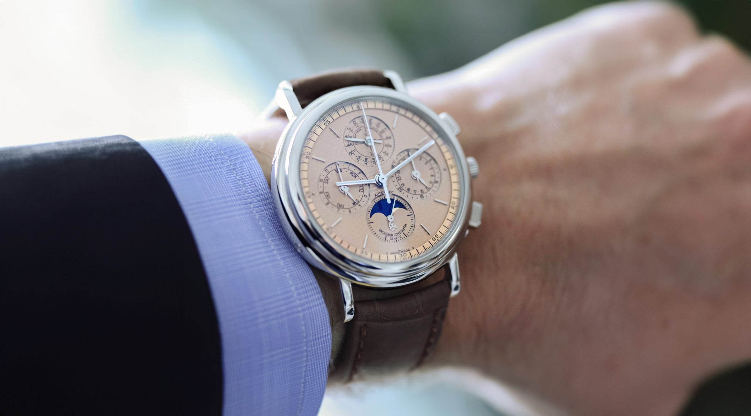 こちゃモン＆うー！ Salmon Dial 49005 Vacheron Constantin Perpetual Calendar