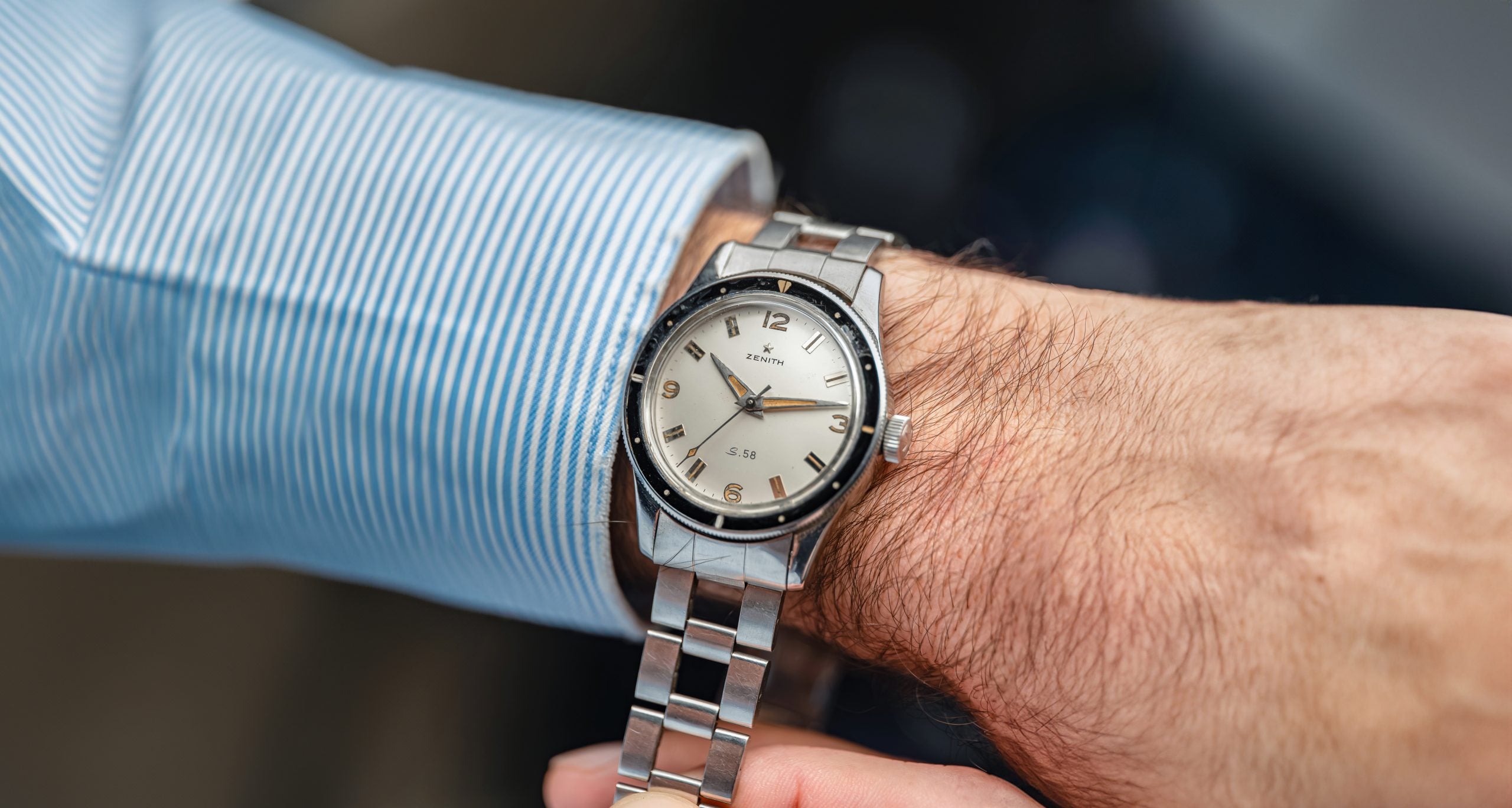 ベビスタ776 S.58 Zenith 150m Diver – Hairspring