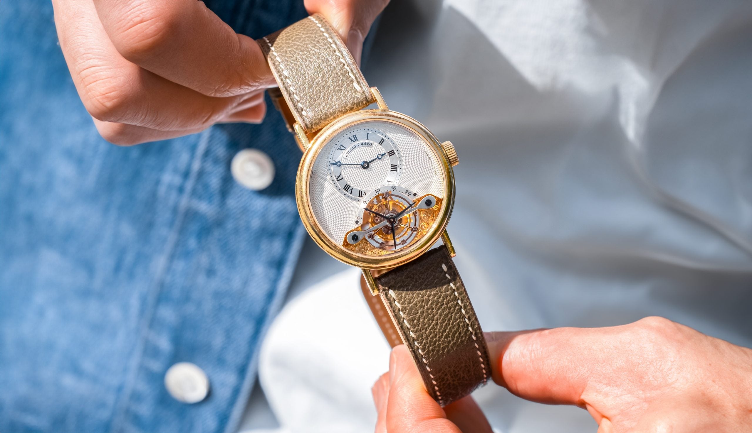 Burgundy Dial 25720PT Audemars Piguet Star Wheel – Hairspring