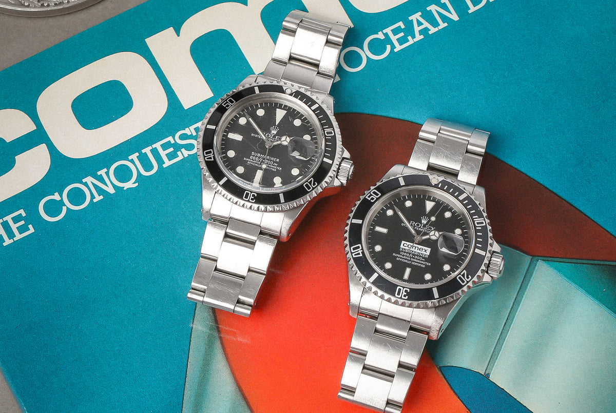 Rolex-Submariner-Comex-1680-and-16610