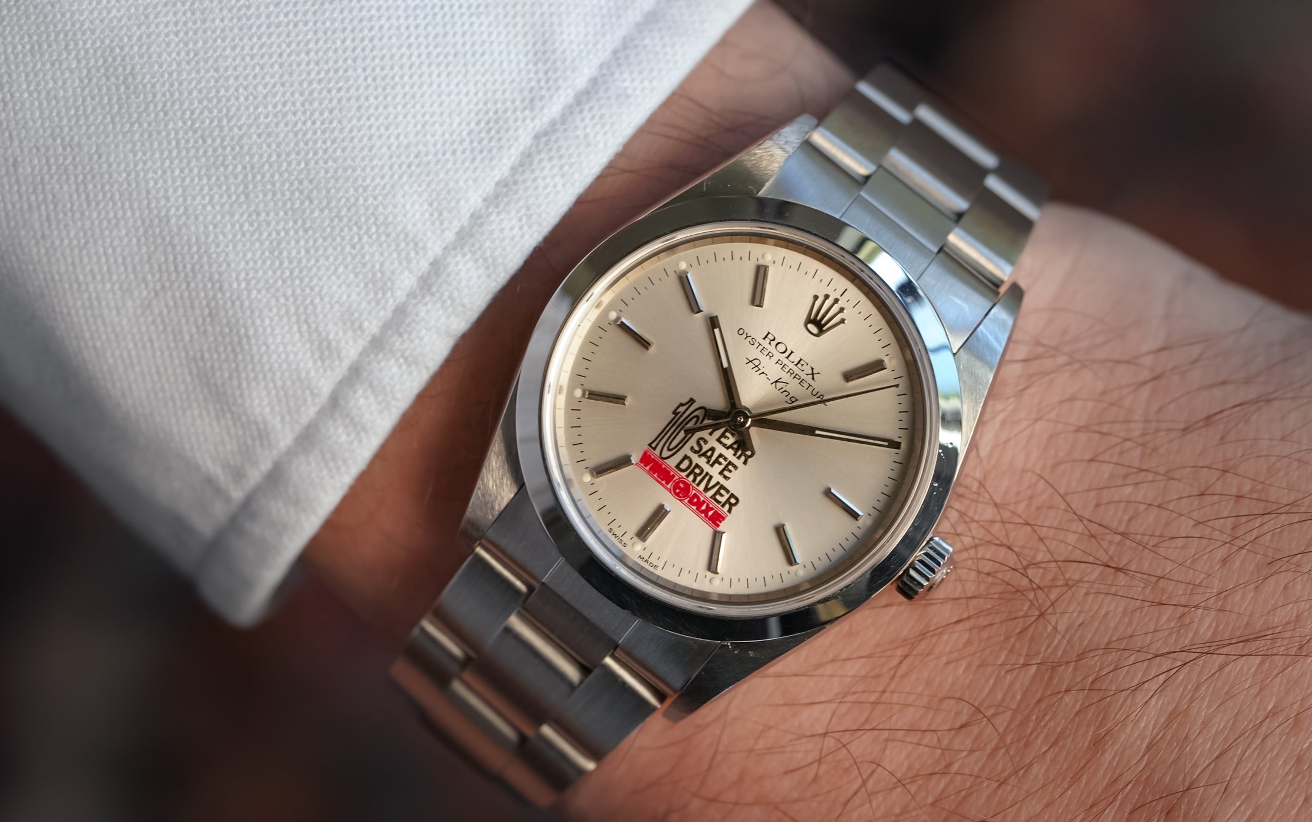 10 Year Safe Driver' Winn-Dixie 14000M Rolex Air-King – Hairspring