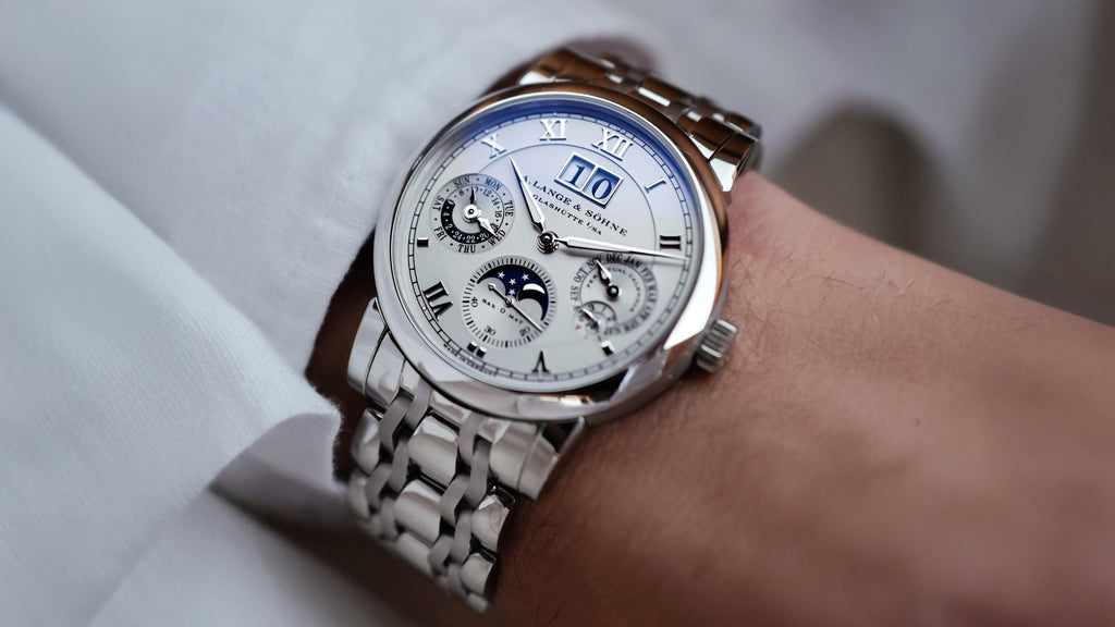310.225 A. Lange & Söhne Langematik Perpetual, Wellendorff Bracelet