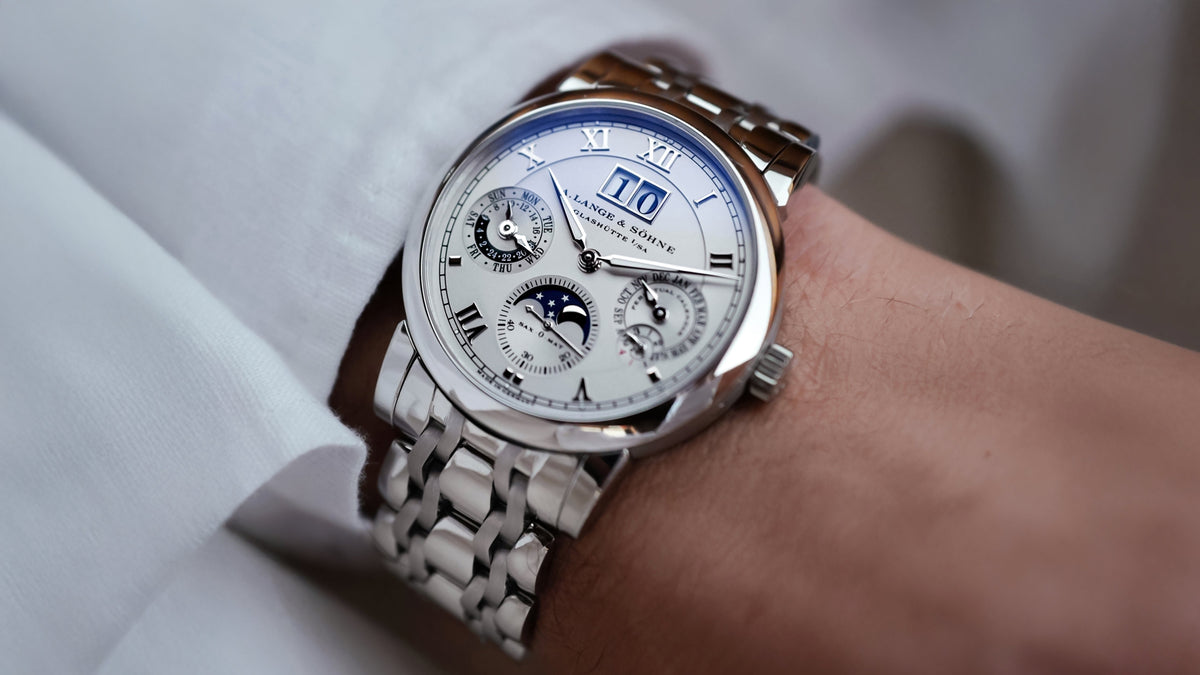 310.225 A. Lange & Söhne Langematik Perpetual, Wellendorff Bracelet