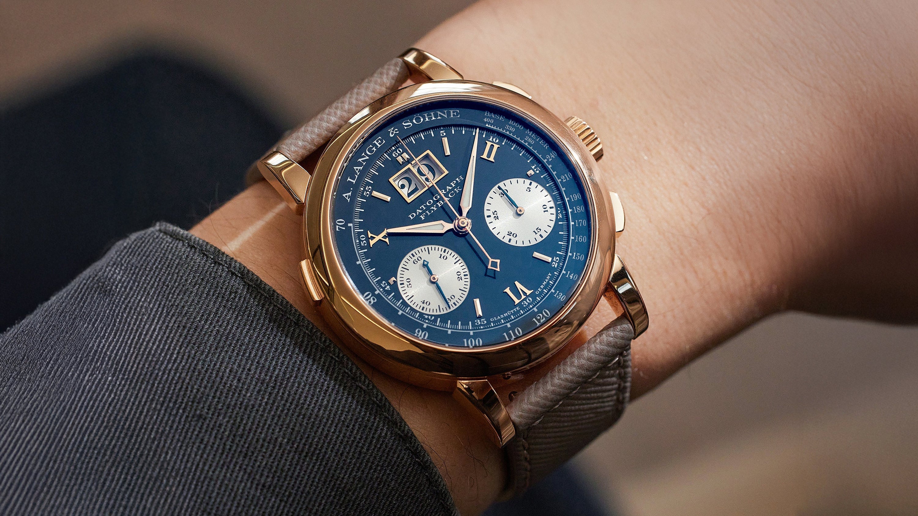 'Dufourgraph' 403.031 A. Lange & Söhne Datograph, Pink Gold