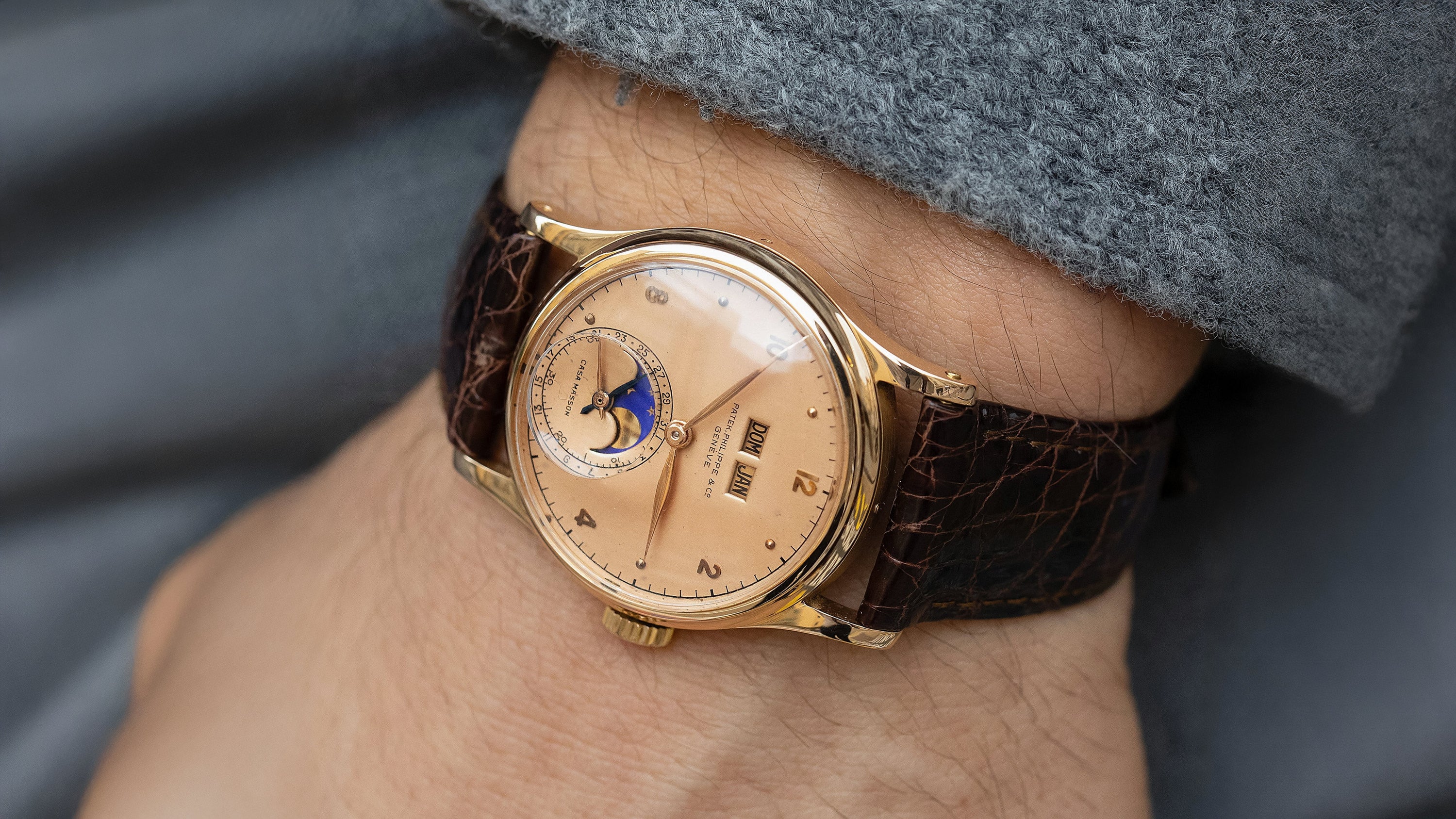 Casa Masson Dial 1526 Patek Philippe Perpetual Calendar, Pink Gold