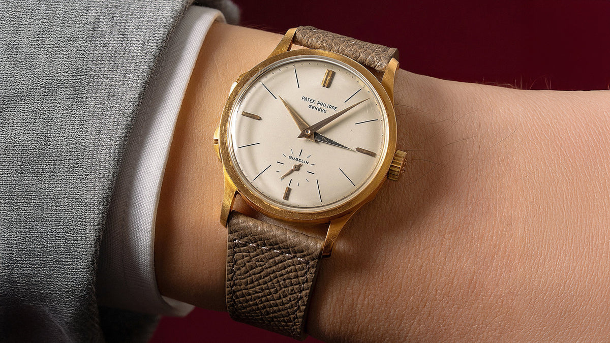 Gübelin Dial 2597/1 Patek Philippe Calatrava Travel Time, Pink Gold