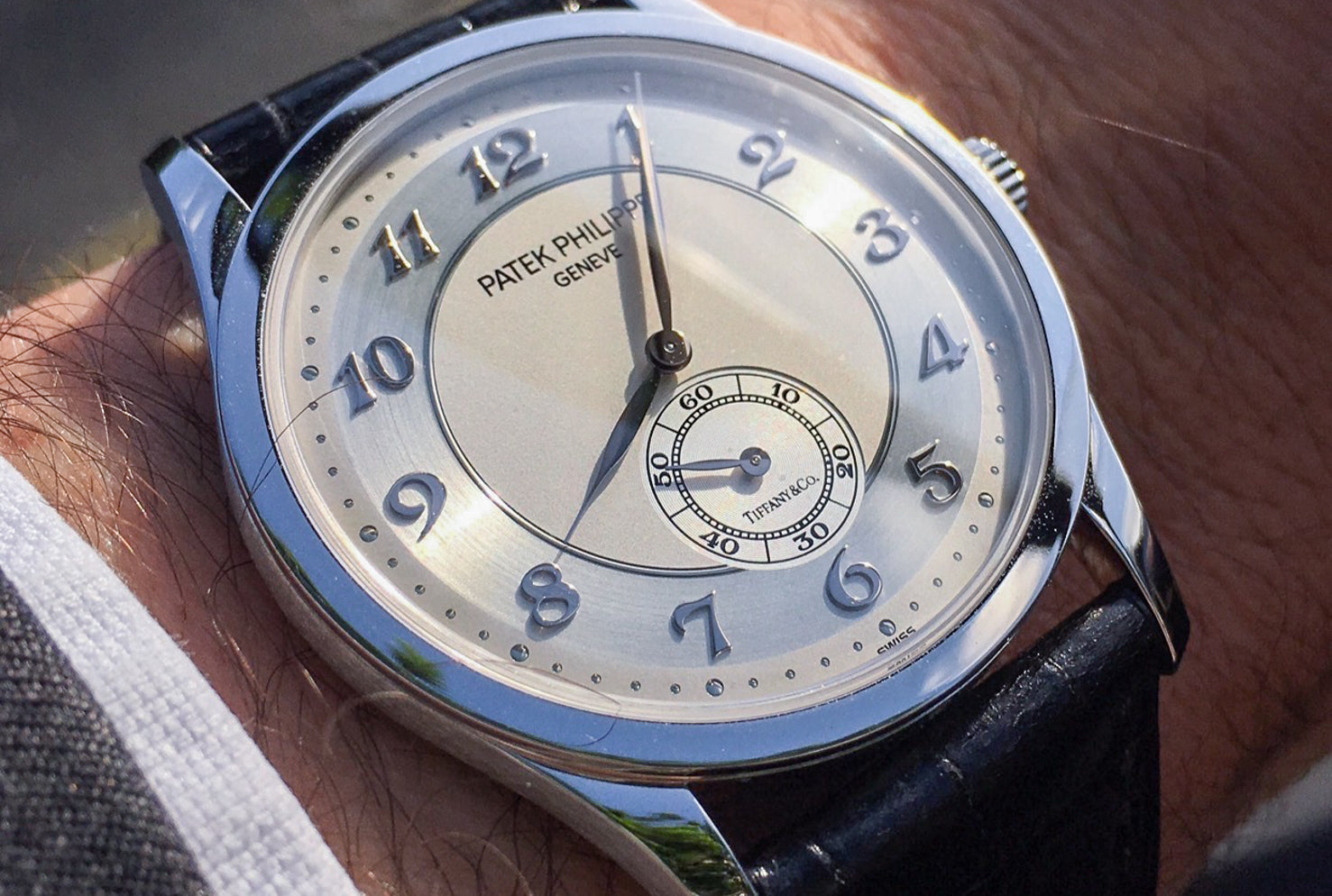 Patek Philippe 5196P Tiffany-Signed Calatrava – Hairspring