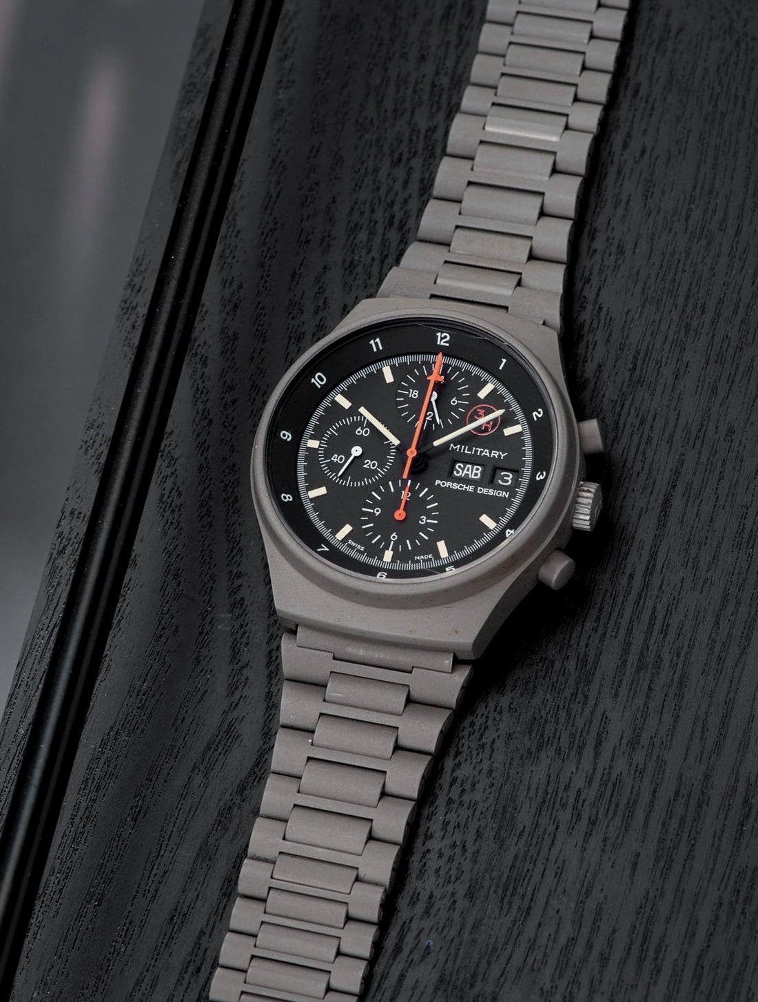 Porsche Design 3H Military Chronograph in Factory Green PVD