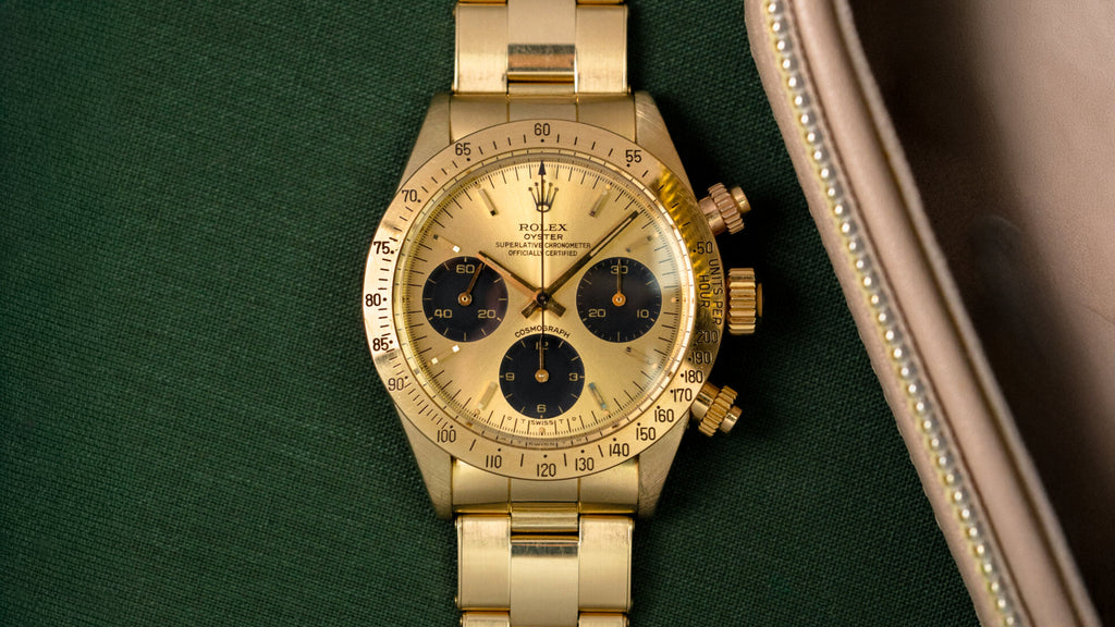 Sigma Dial 6265 Rolex Daytona, 14k Yellow Gold