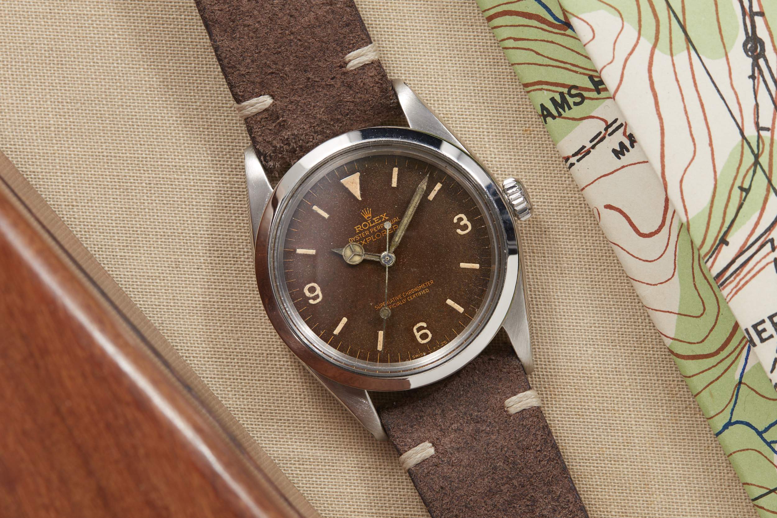 Coffee-Dialed Rolex 1016 Explorer – Hairspring