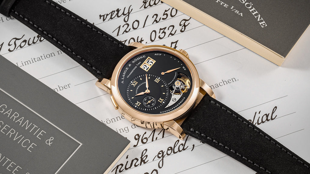 Unique Black Dial 704.032F A. Lange & Söhne Lange 1 Tourbillon
