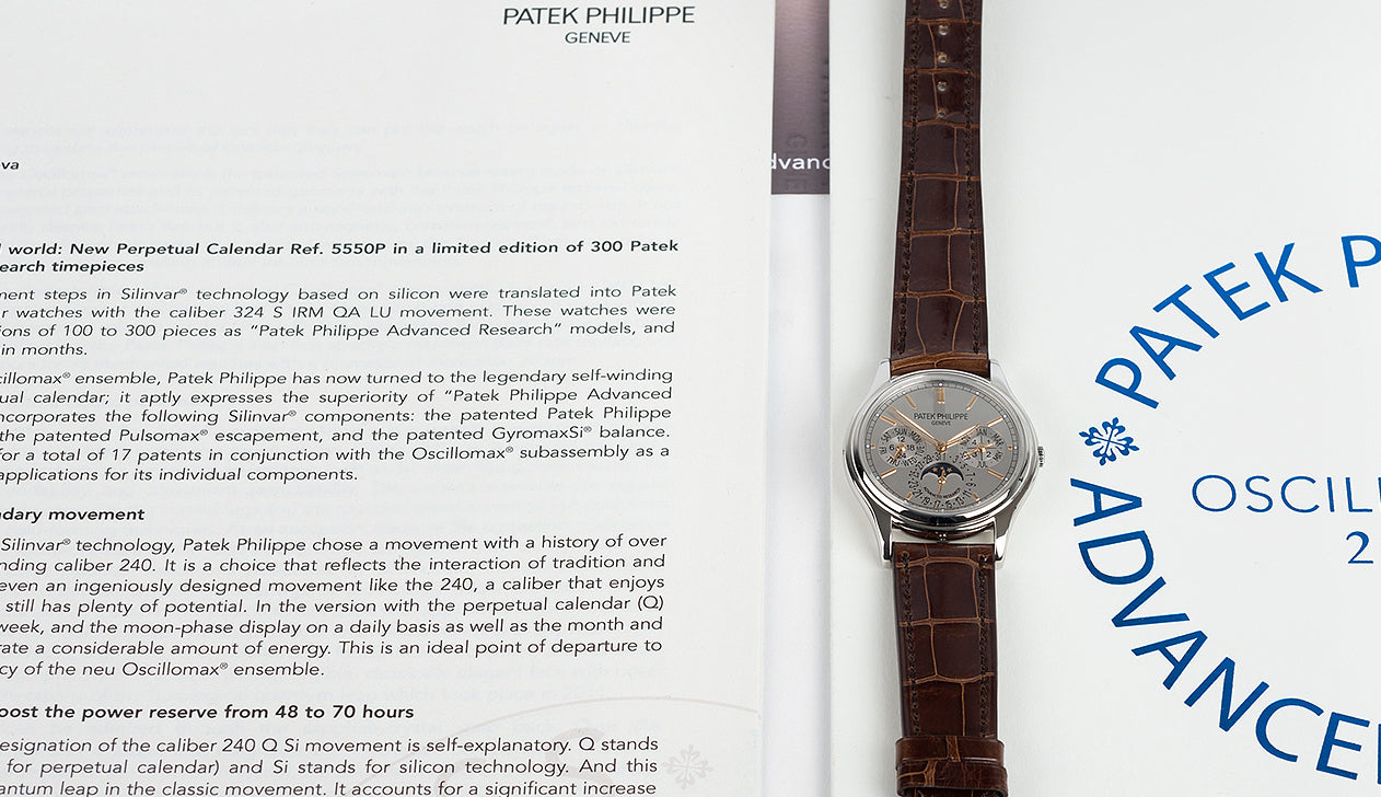 Symphony in Silicon: Patek Philippe 5550P-001 Advanced Research