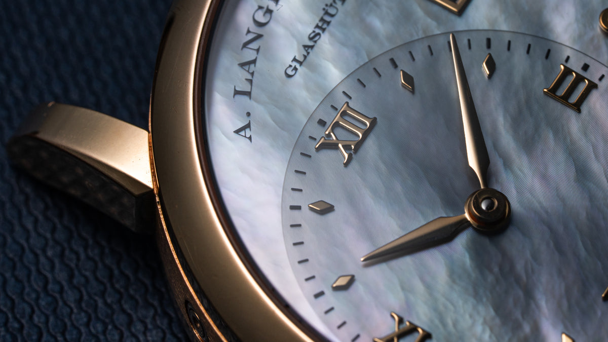 113.041, Little Lange 1, Blue Mother of Pearl Dial, Pink Gold