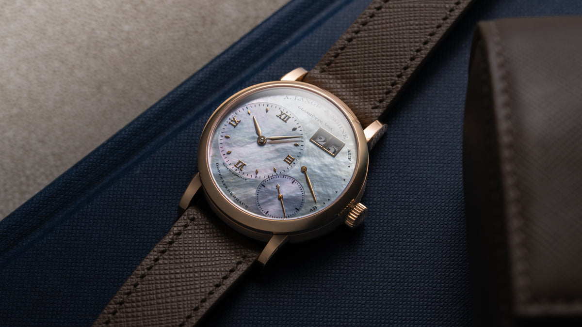 113.041, Little Lange 1, Blue Mother of Pearl Dial, Pink Gold