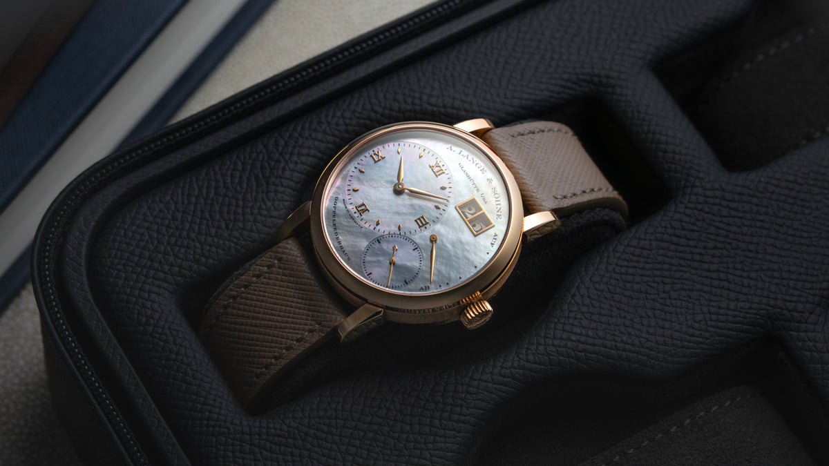 113.041, Little Lange 1, Blue Mother of Pearl Dial, Pink Gold