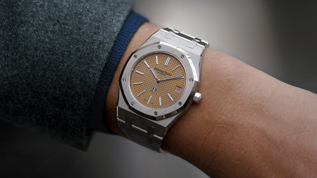 Royal Oak, 'Jumbo' Extra Thin, White Gold