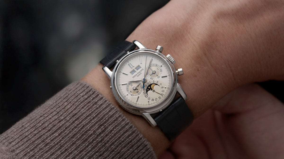 3970EP, 'Big Hallmark' Second Series, Perpetual Calendar Chronograph, Platinum