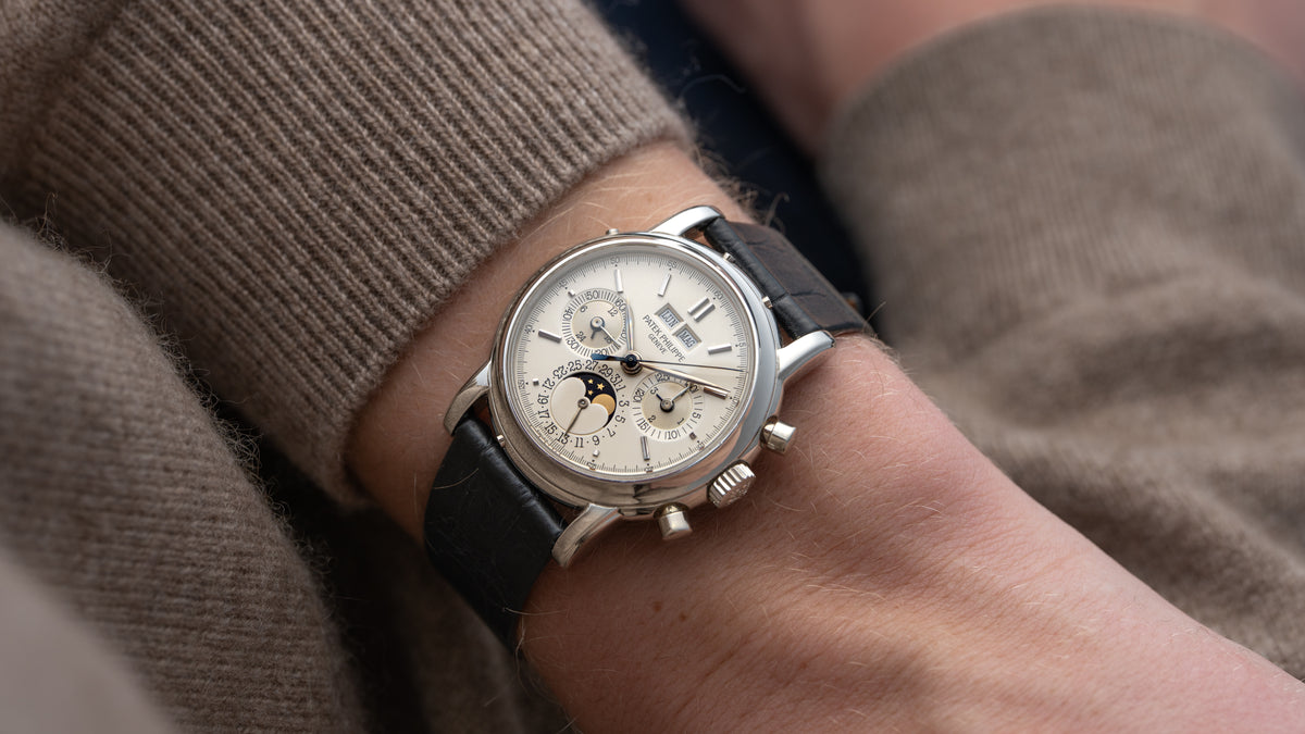 3970EP, 'Big Hallmark' Second Series, Perpetual Calendar Chronograph, Platinum
