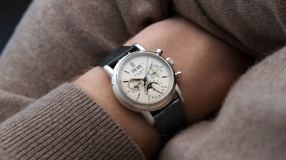 3970EP, 'Big Hallmark' Second Series, Perpetual Calendar Chronograph, Platinum